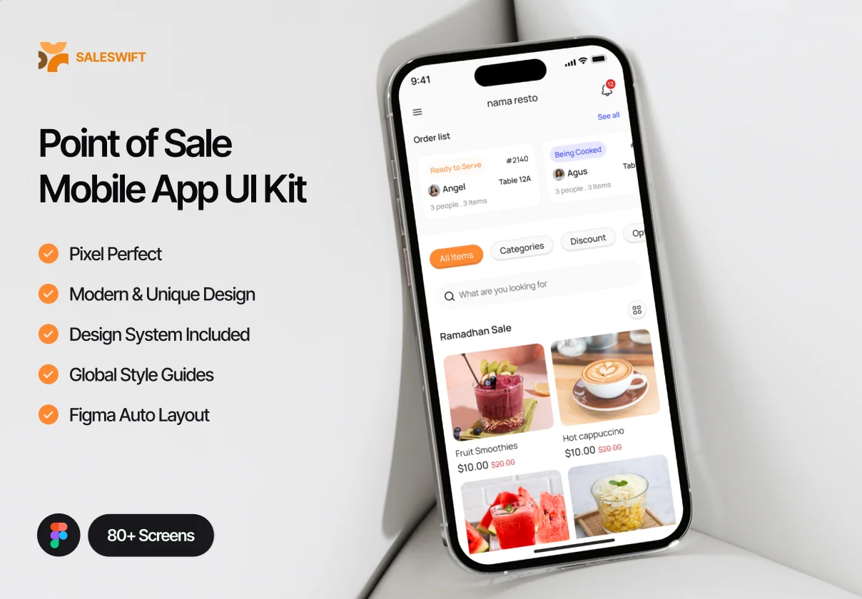 SALESWIFT - Point of Sales (POS) UI Kit