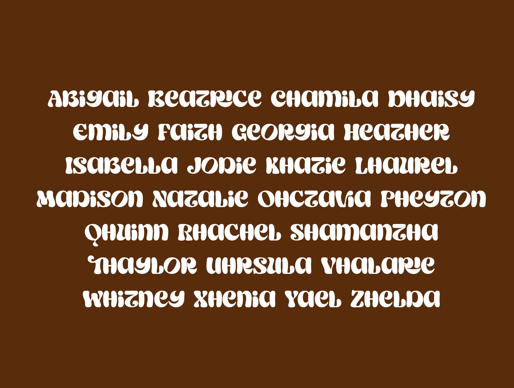 Salish Lodge a Display Typeface 6