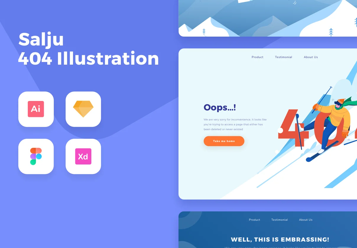 Salju 404 illustration-Vol.1