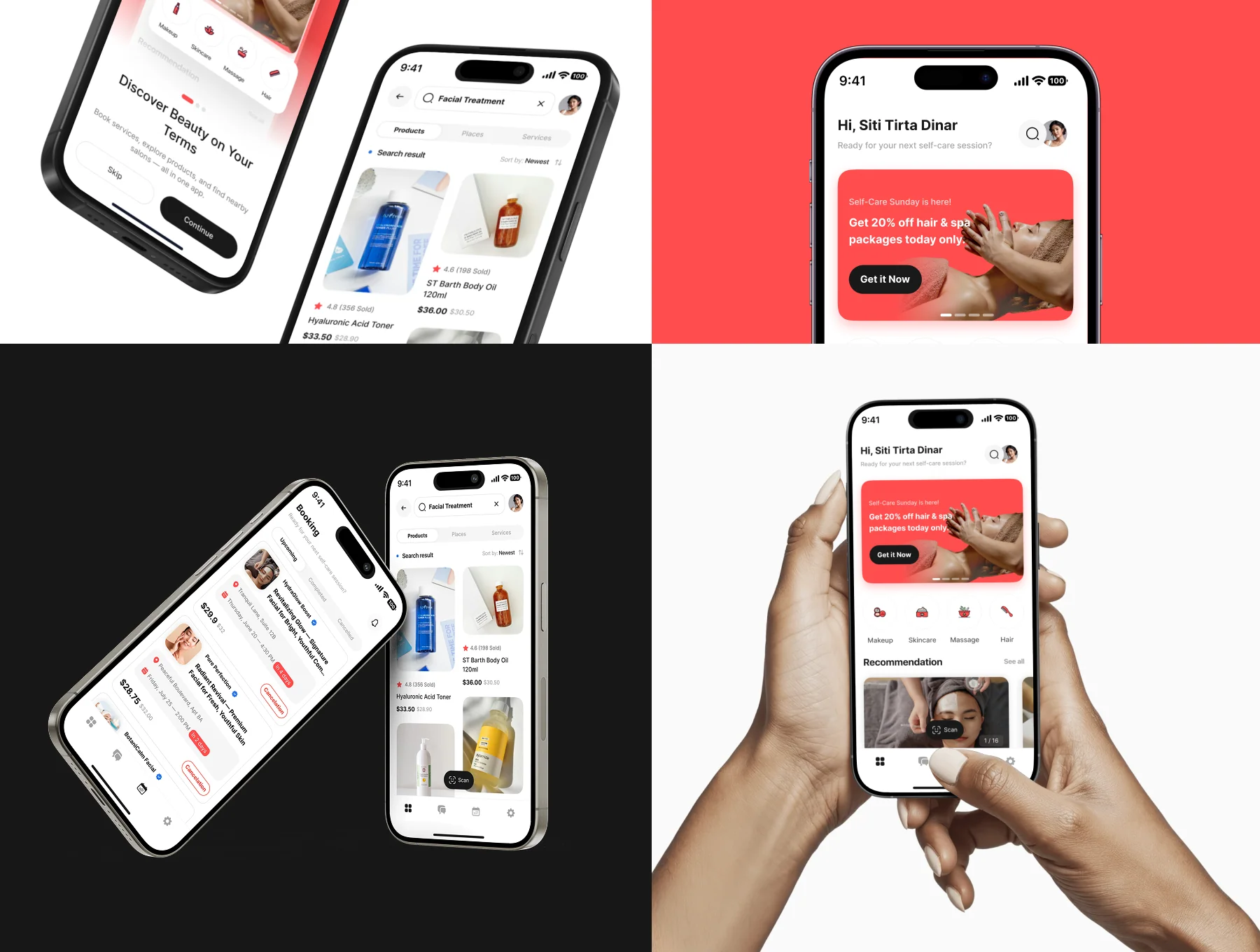 Salon Service Mobile App UI Kit 7