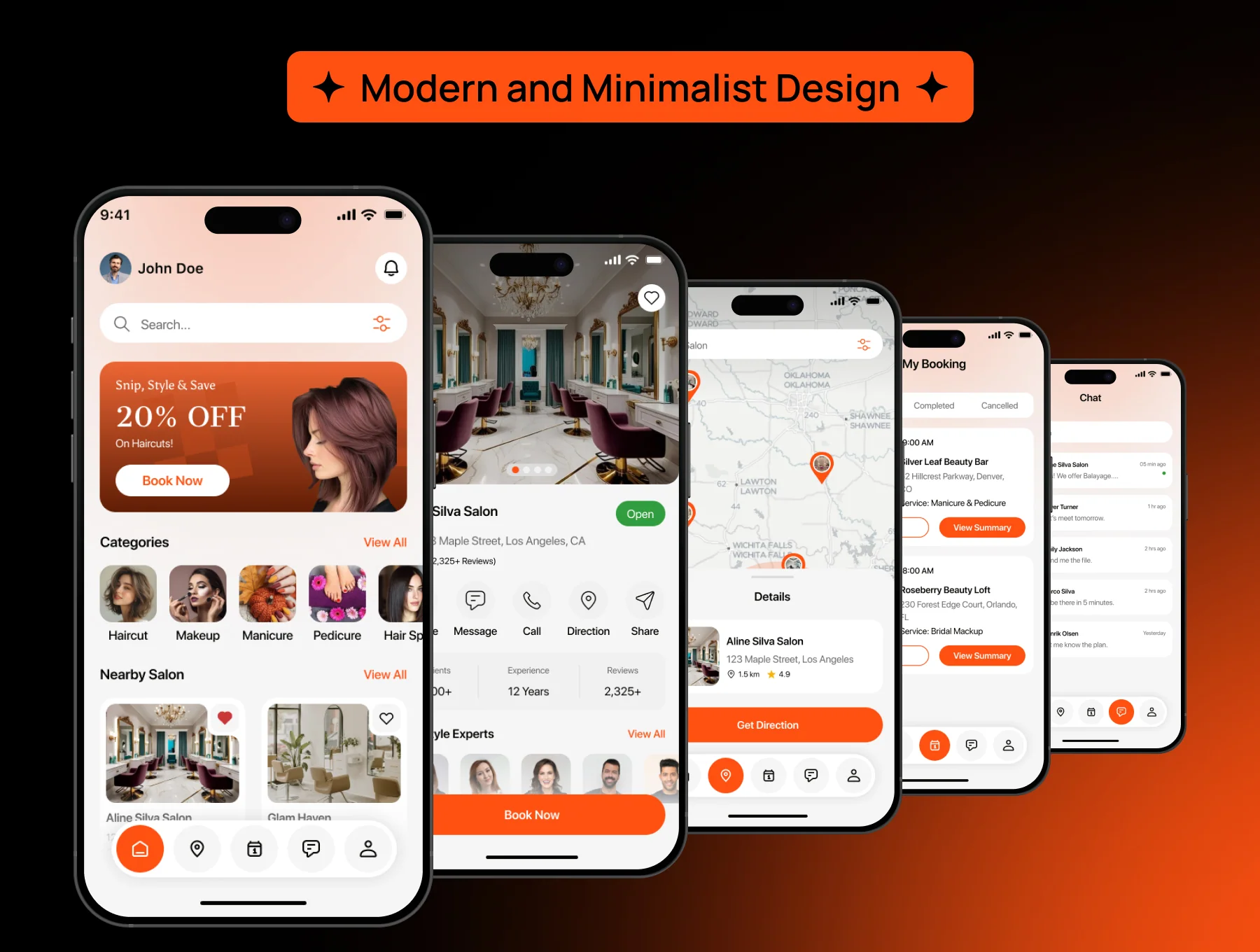 Salonix - Salon Booking App UI Kit 3