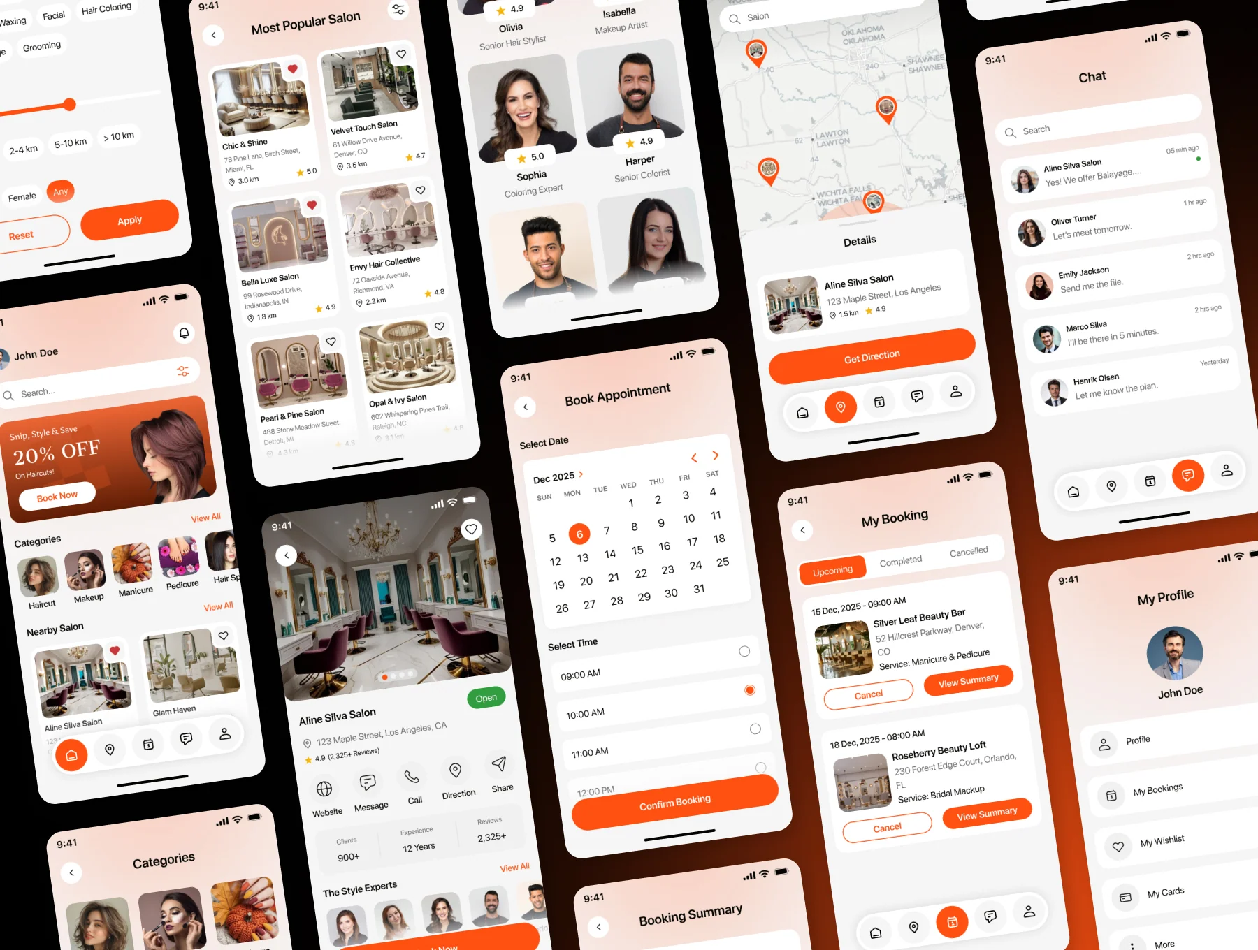 Salonix - Salon Booking App UI Kit 4