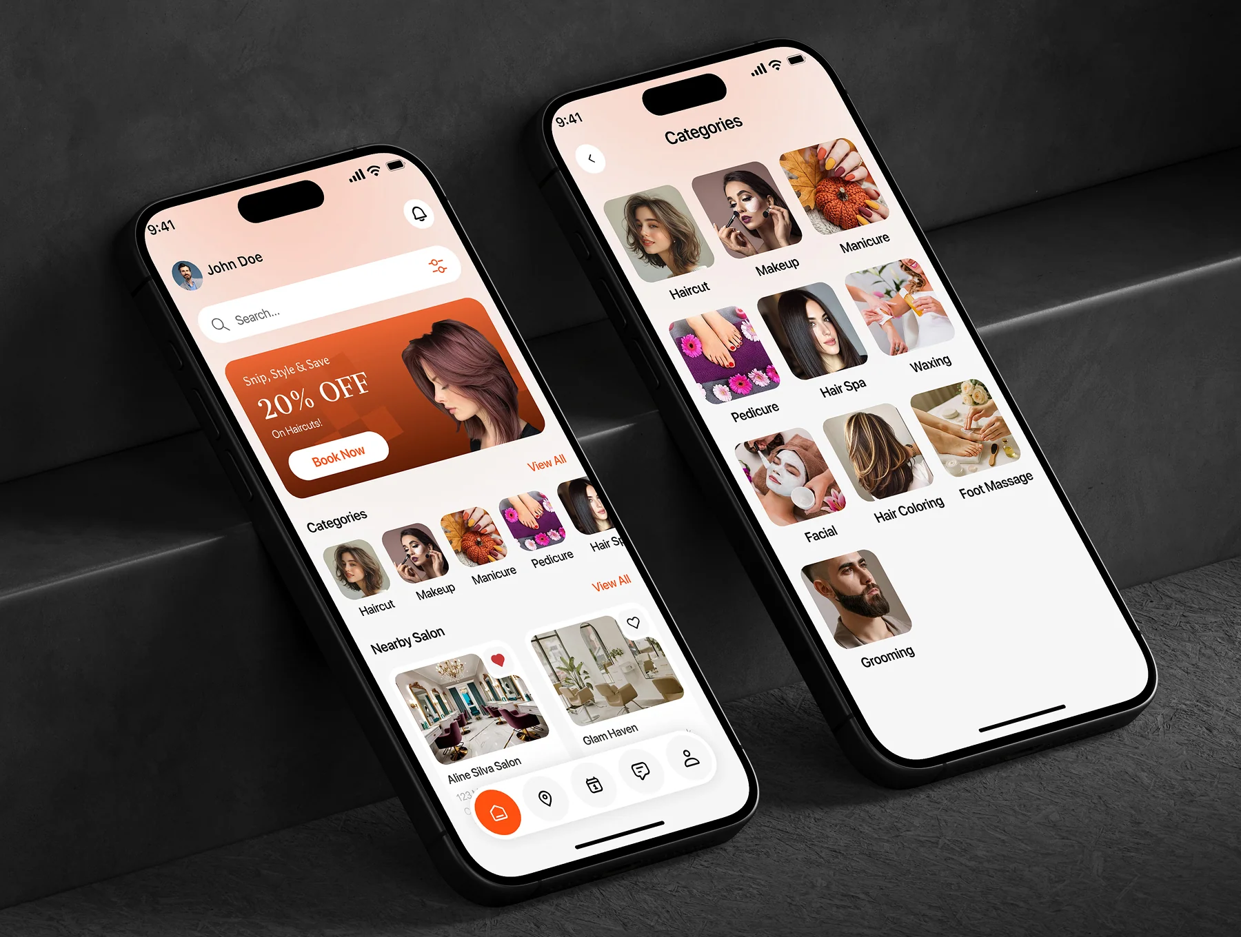 Salonix - Salon Booking App UI Kit 7