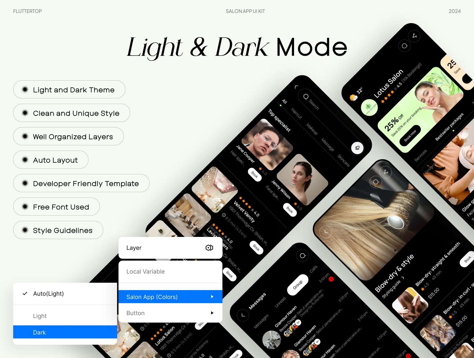 SalonTrend AI Salon App UI Kit 5