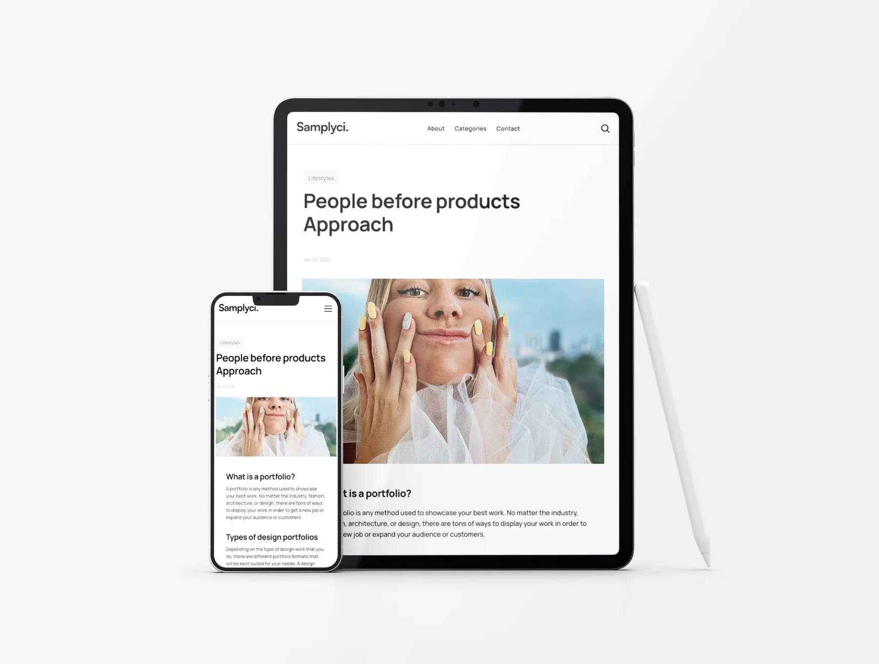 Samplyci - Blog Framer Template 2