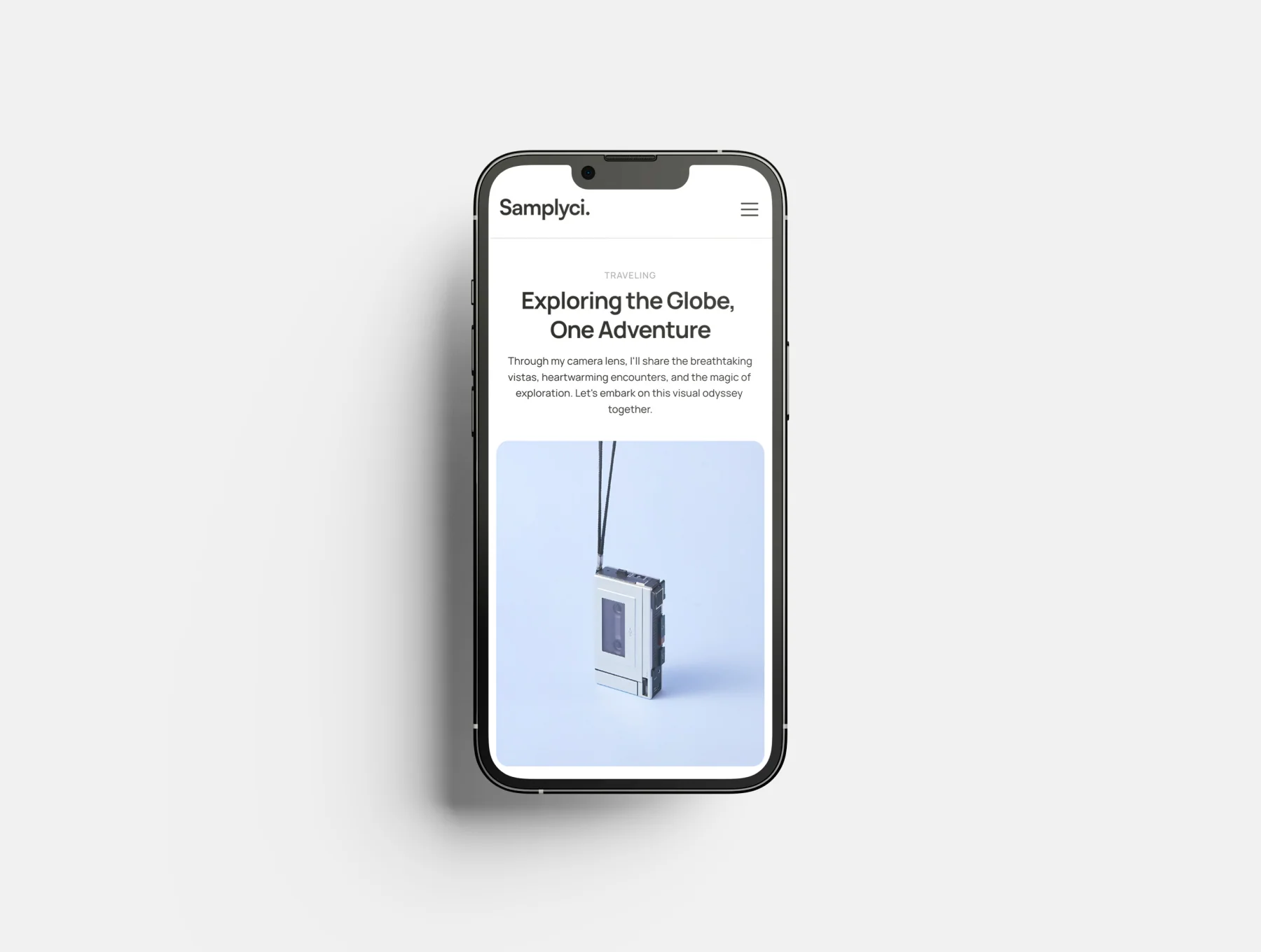 Samplyci - Blog Framer Template 4