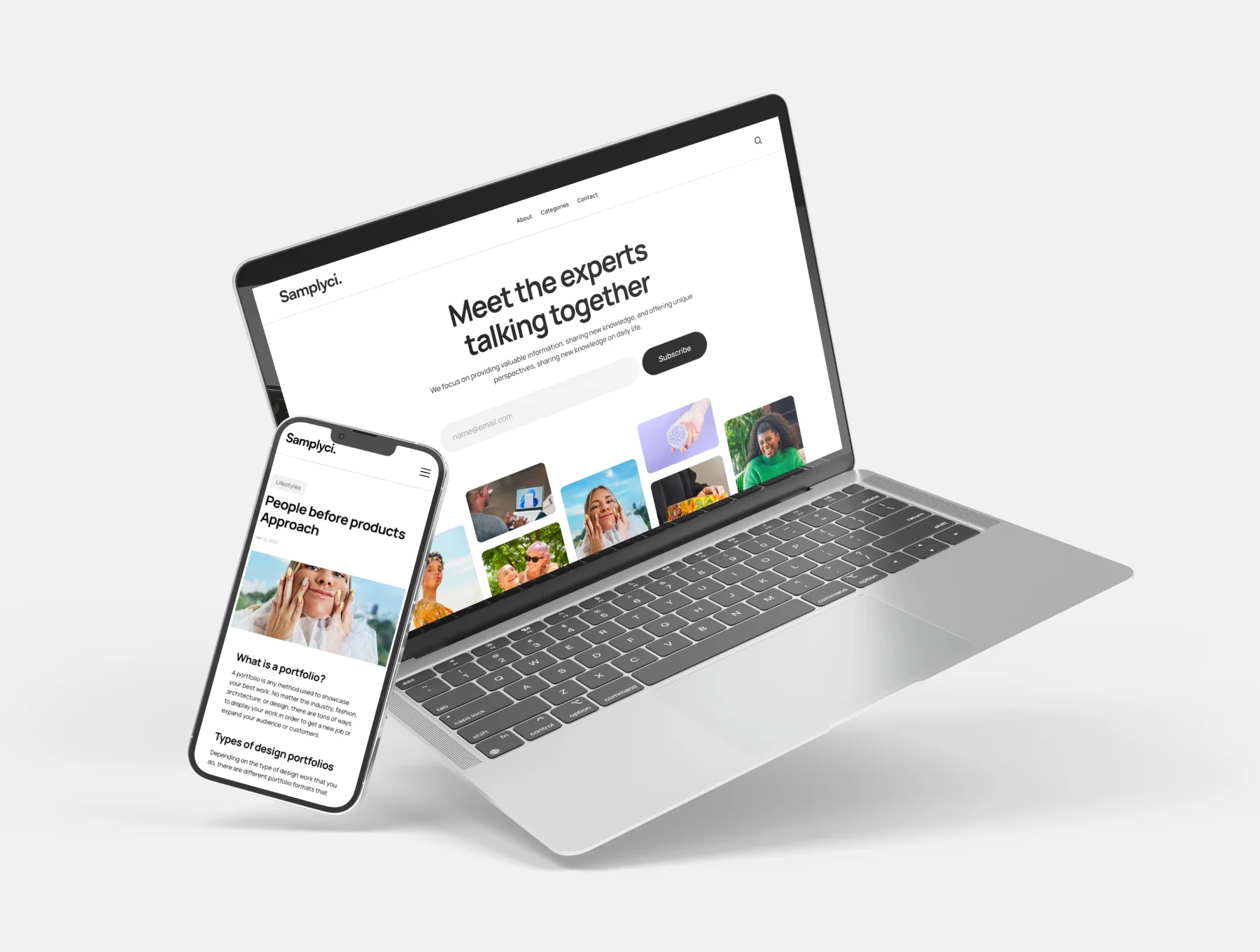 Samplyci - Blog Framer Template 5