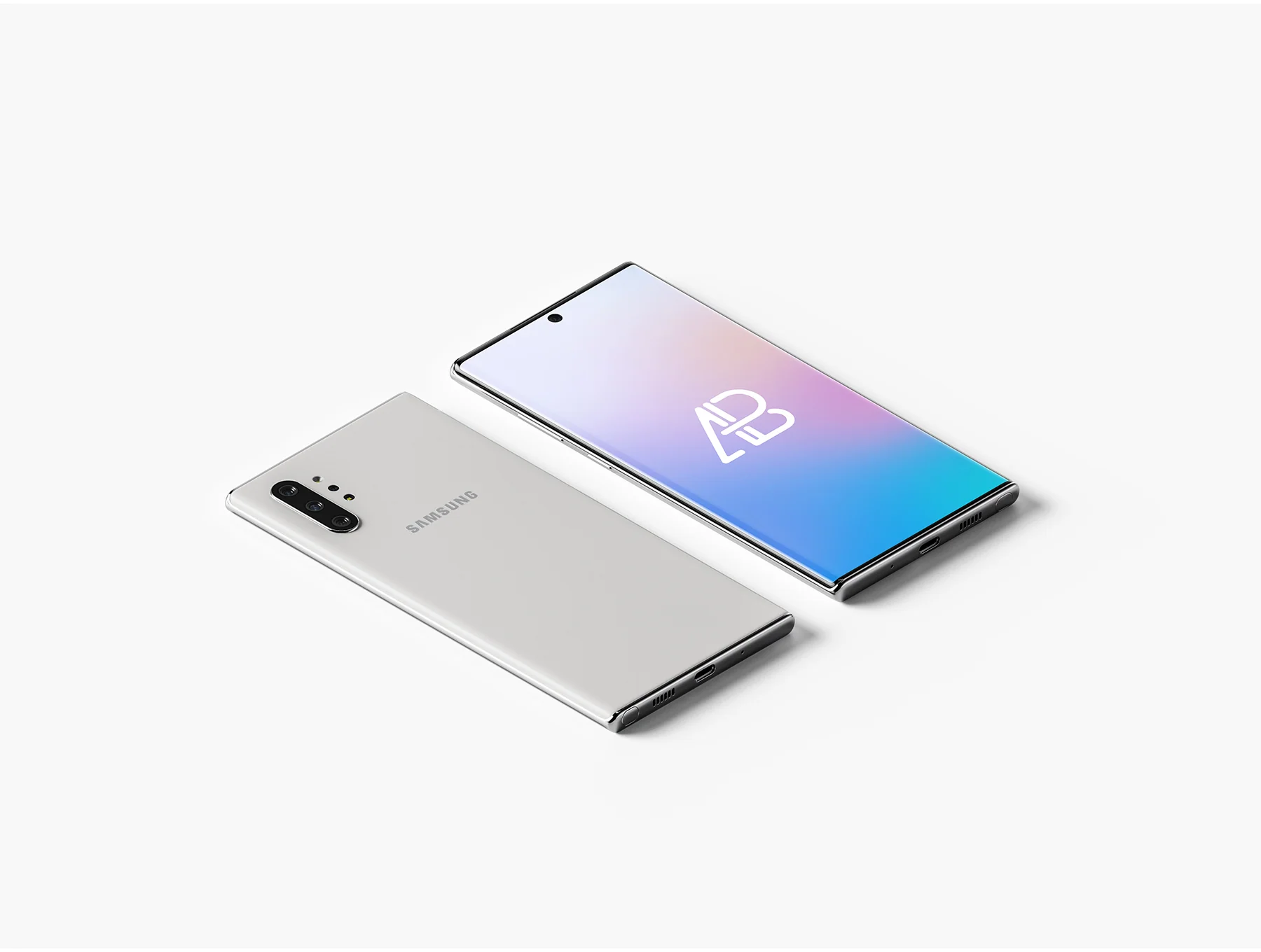 Samsung Galaxy Note 10 Pro Mockup Pack 5