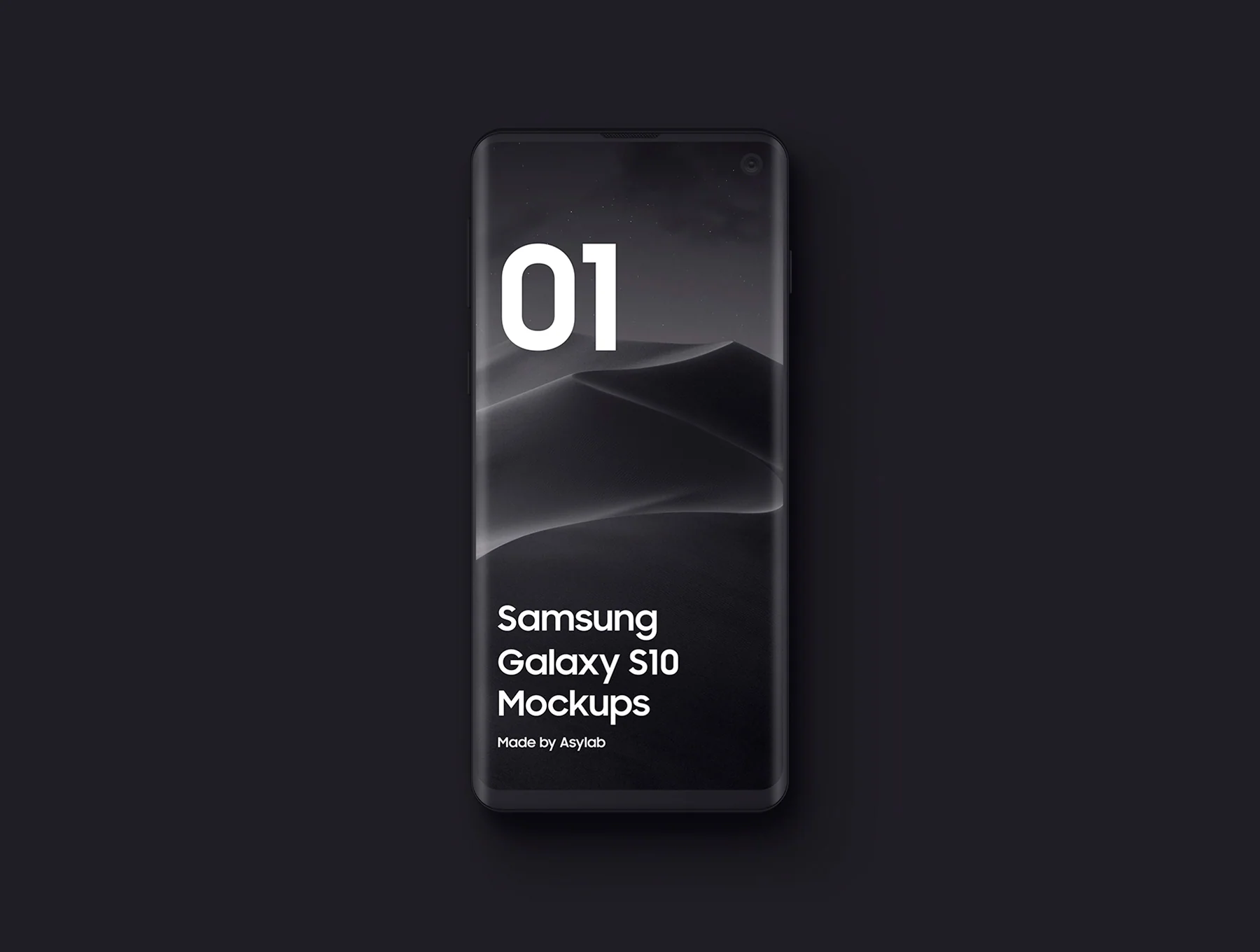 Samsung Galaxy S10 - 21 Clay Mockups 5