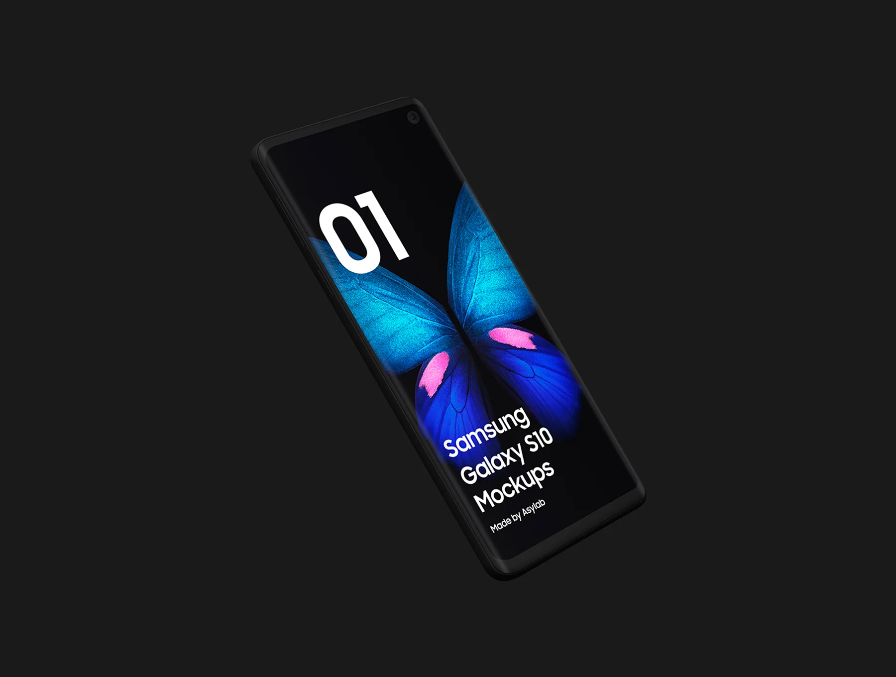 Samsung Galaxy S10 - 21 Clay Mockups 6