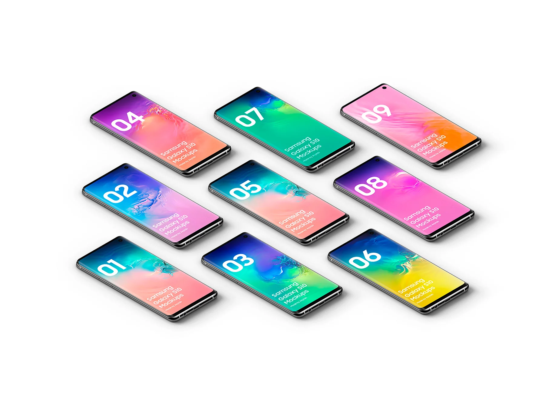 Samsung Galaxy S10 - 21 Mockups 5