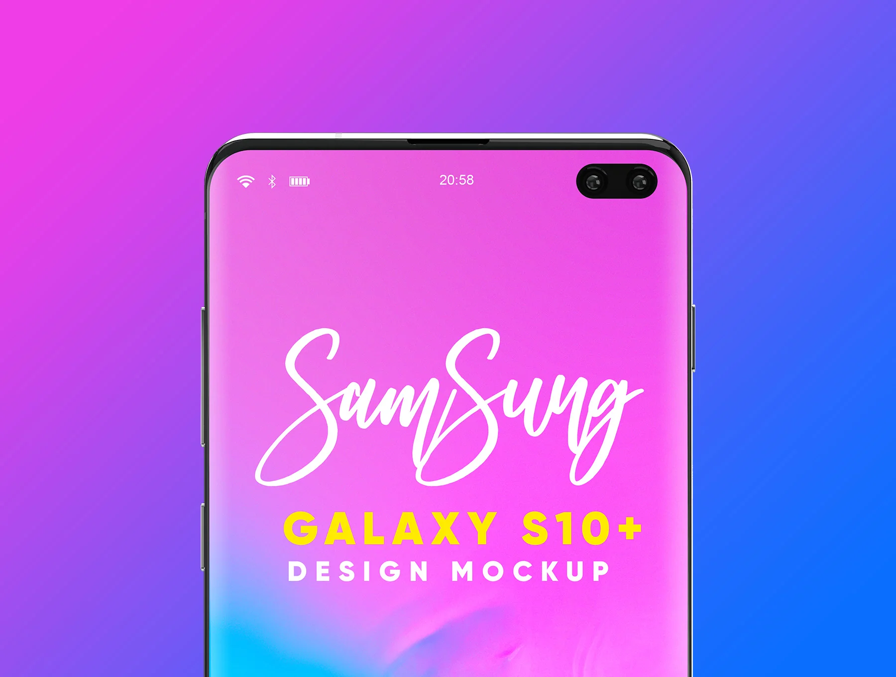 Samsung Galaxy S10 Design Mockup 1