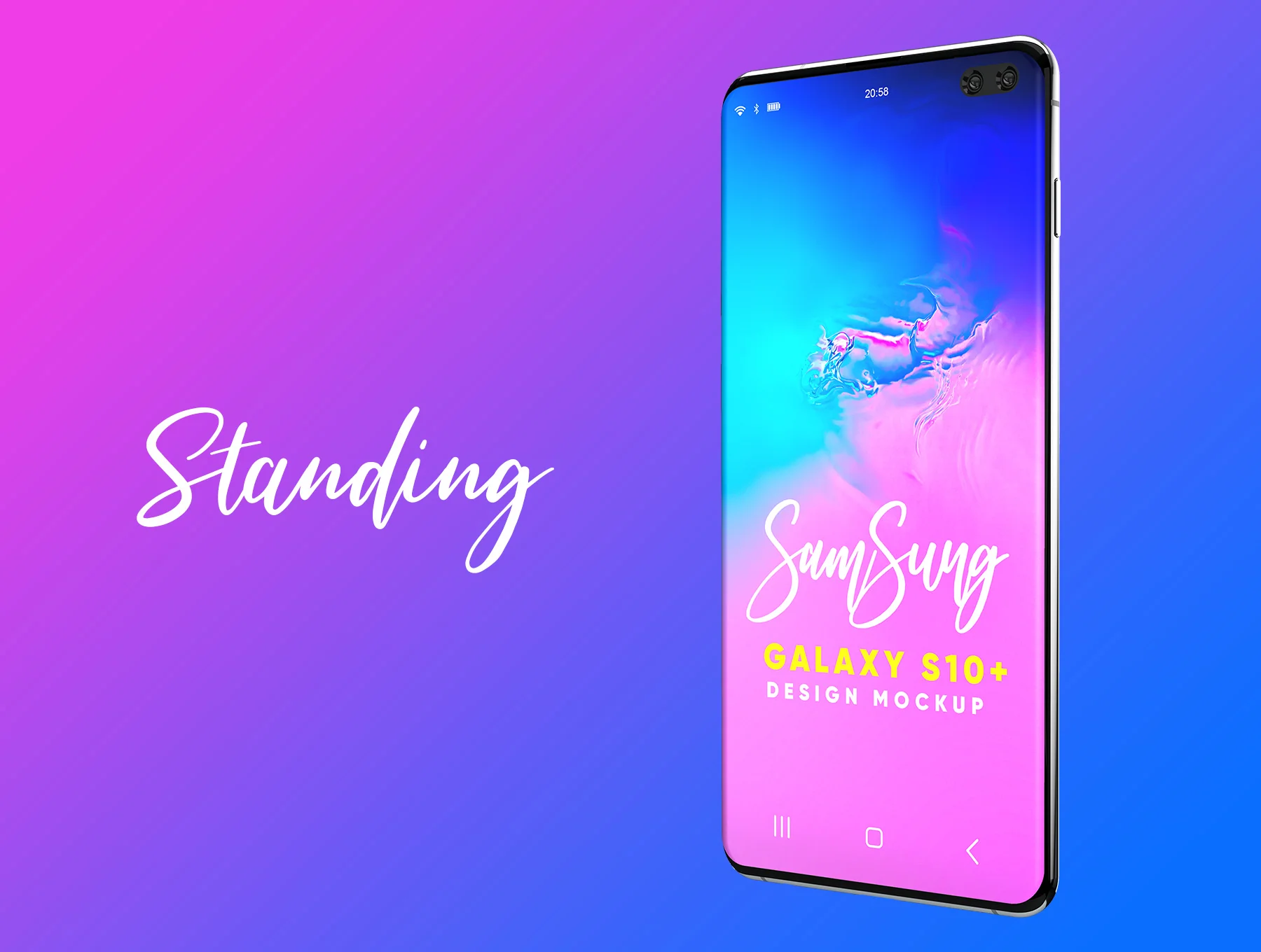 Samsung Galaxy S10+ Design Mockup 2 2