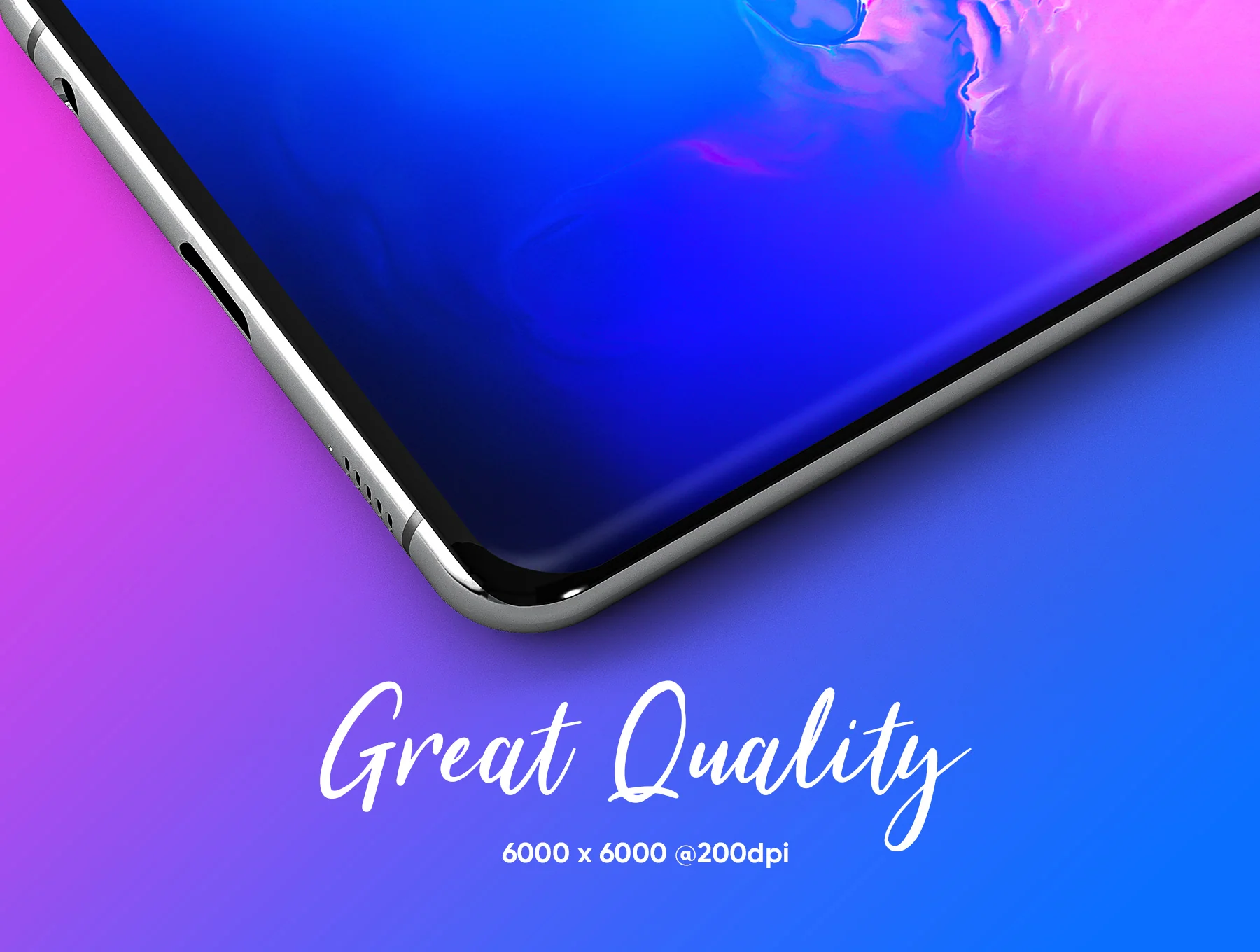 Samsung Galaxy S10+ Design Mockup 2 6