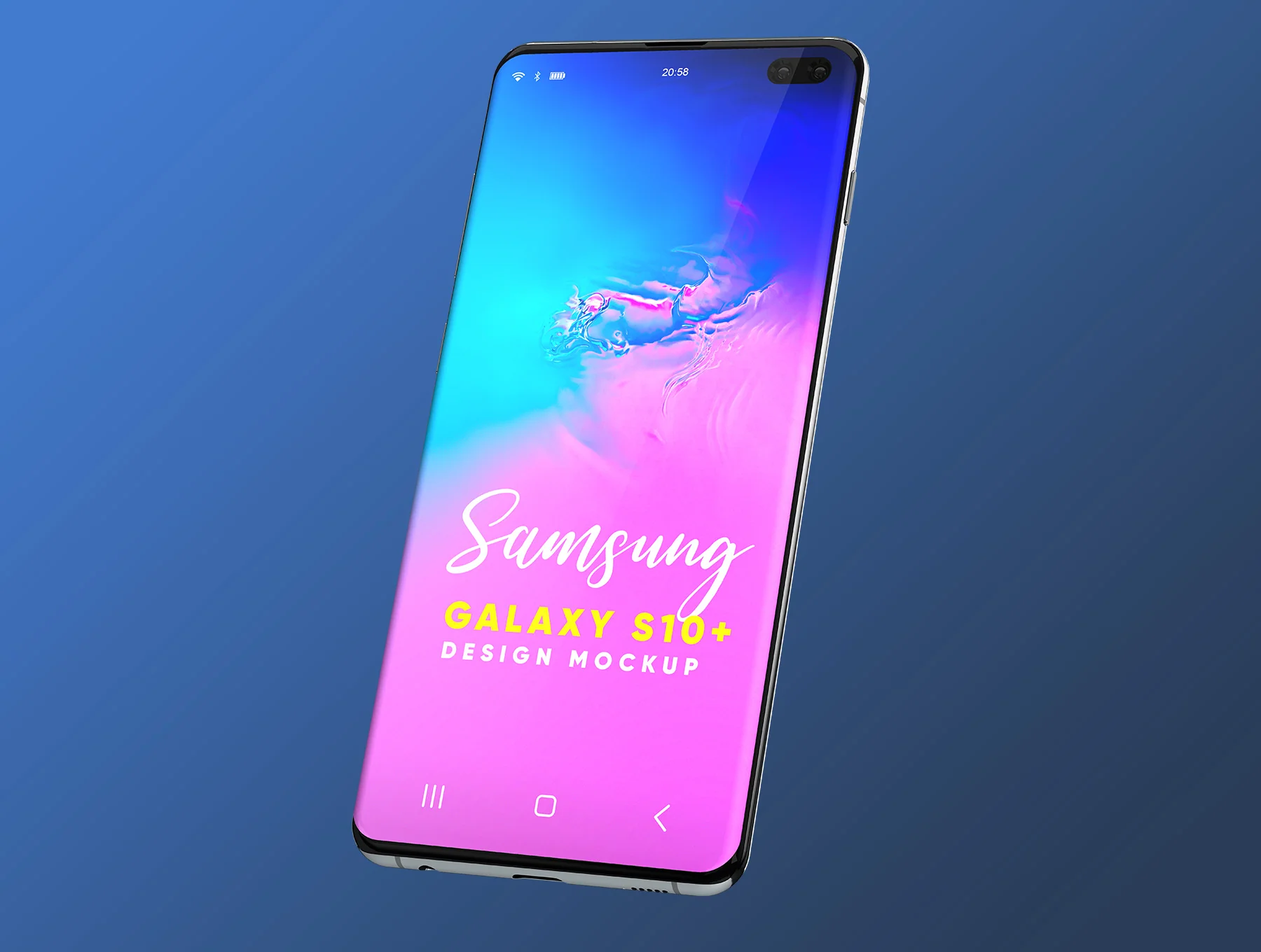 Samsung Galaxy S10+ Design Mockup 3 2