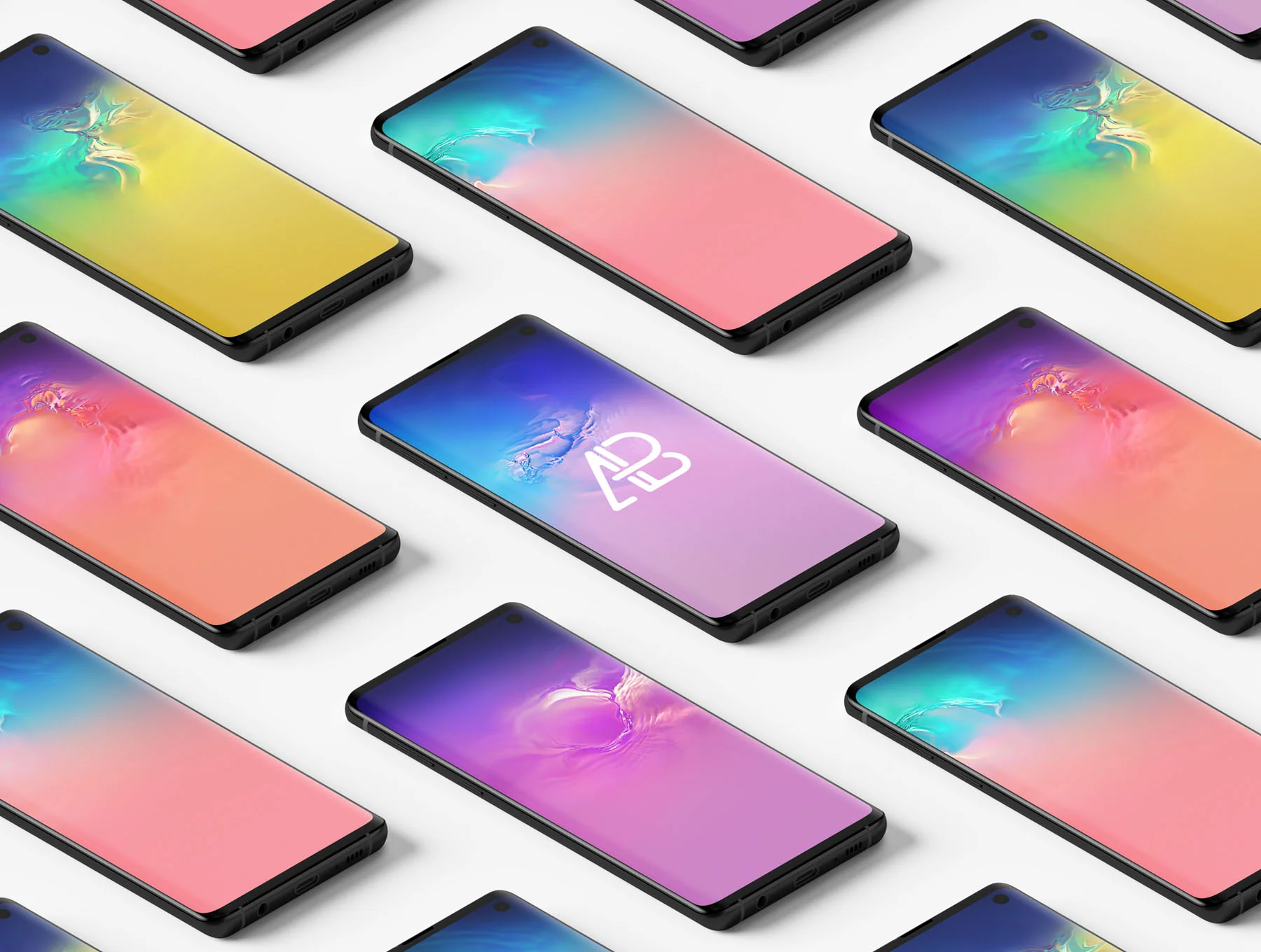 Samsung Galaxy S10 Mockup Pack 5