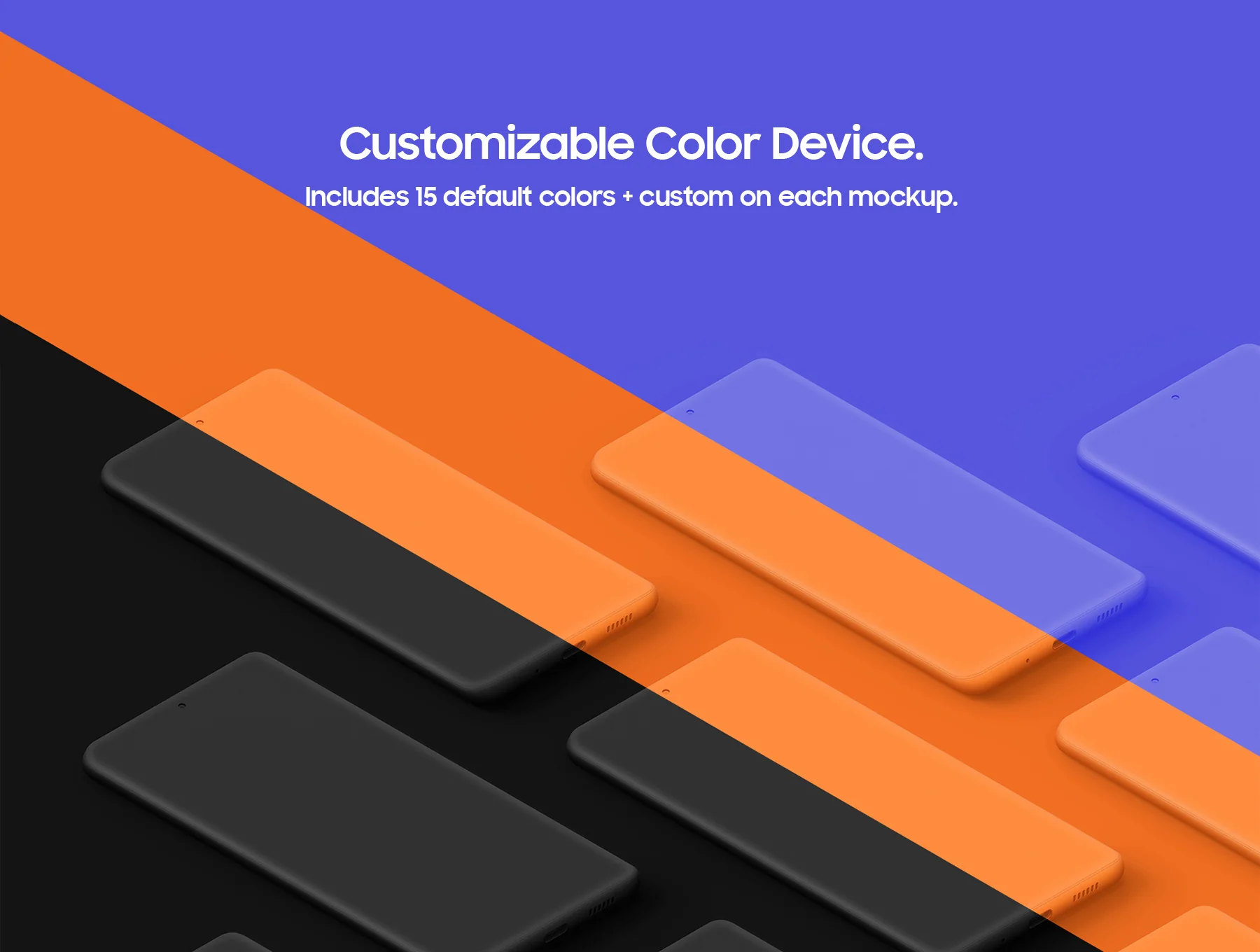 Samsung Galaxy S20 - 20 Clay Mockups 5