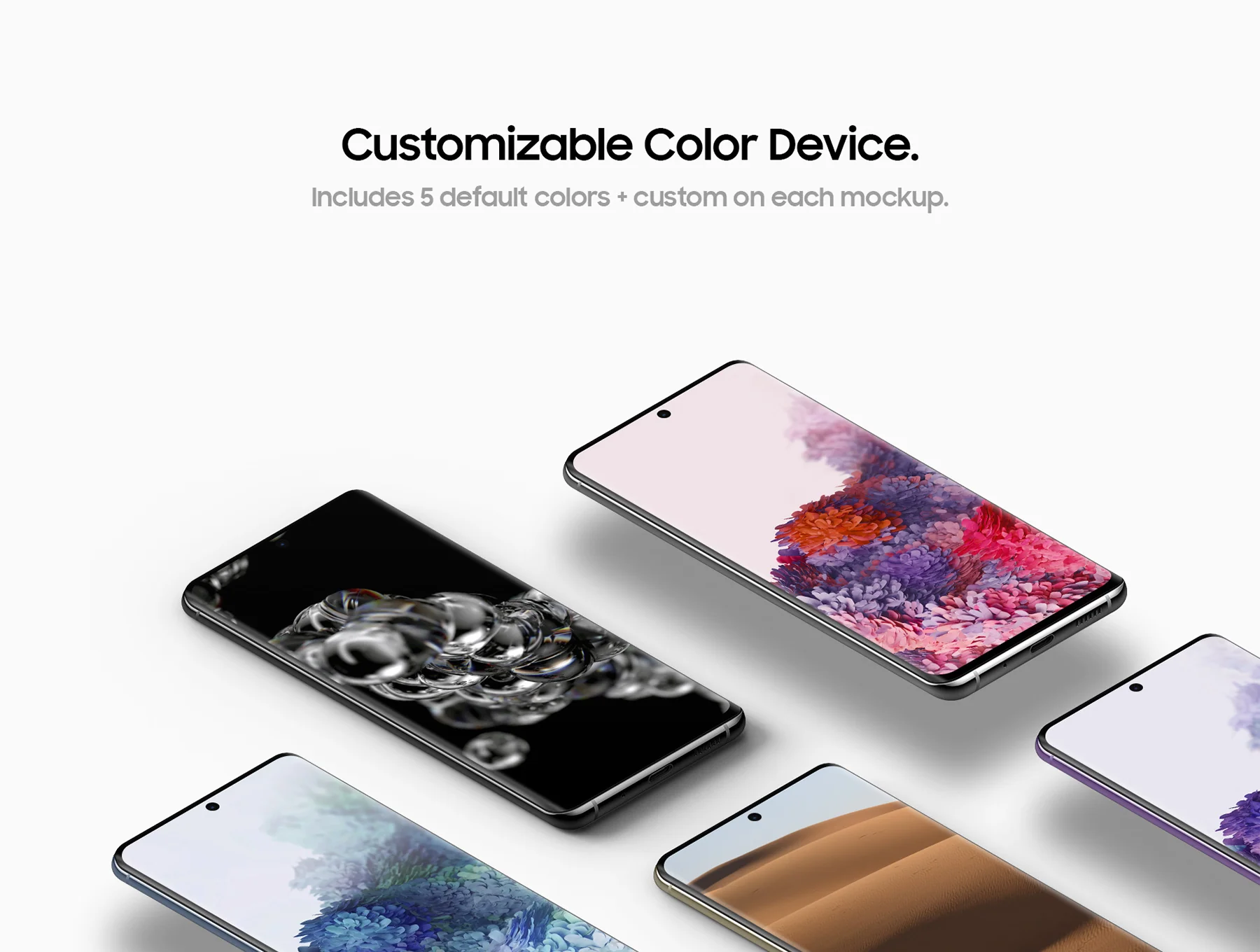 Samsung Galaxy S20 - 20 Mockups 5