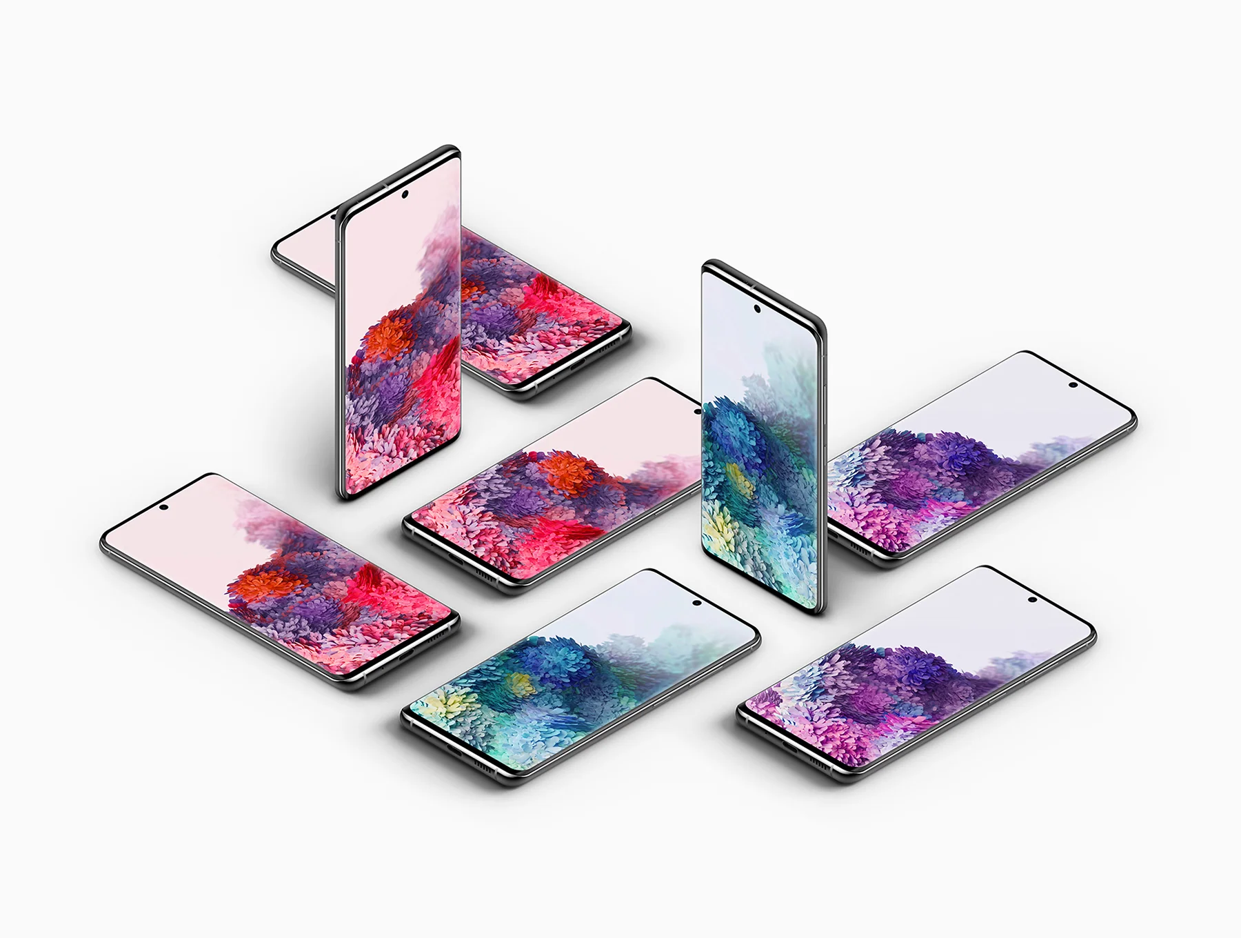 Samsung Galaxy S20 - 20 Mockups 7
