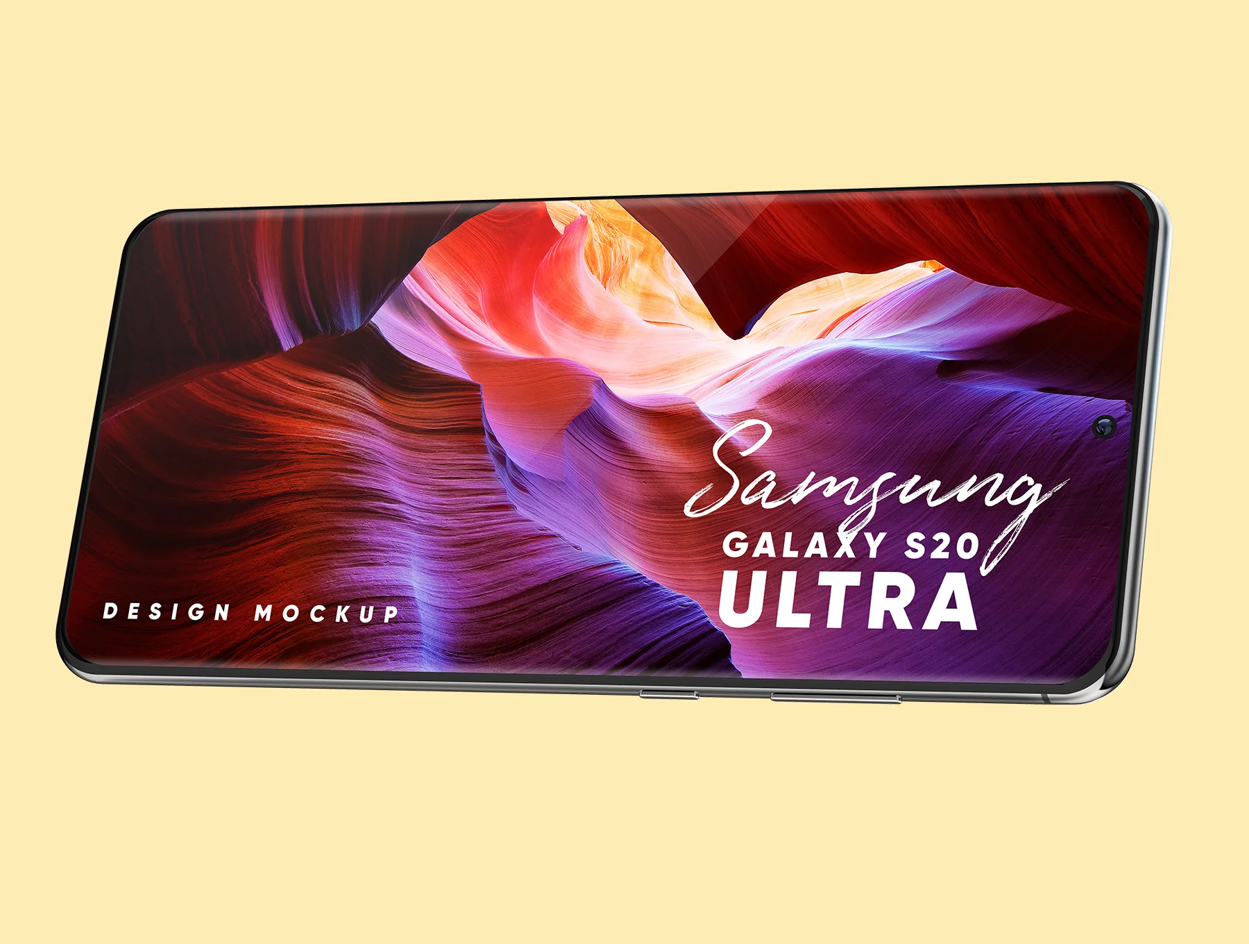 Samsung Galaxy S20 Ultra Device Mockup 03