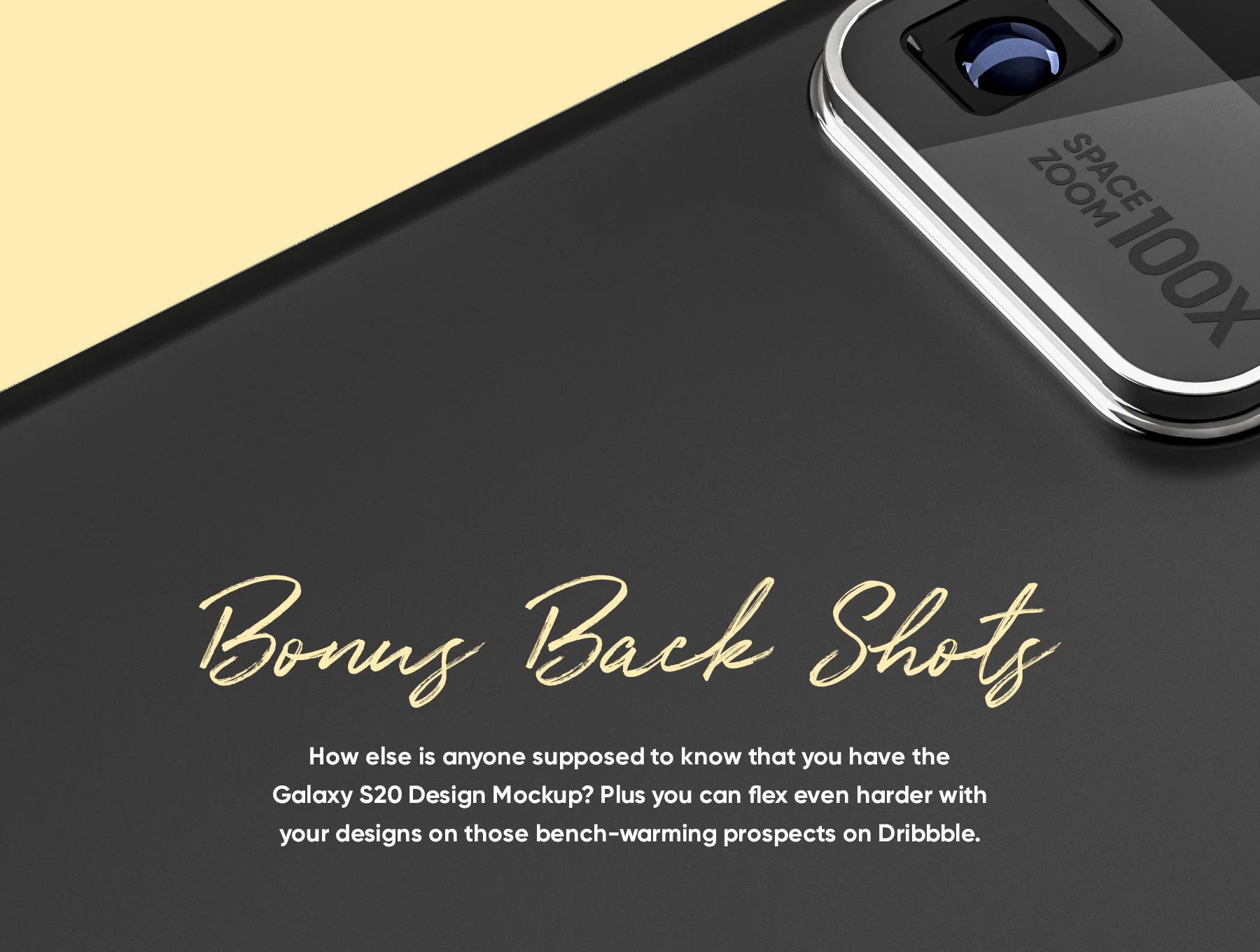 Samsung Galaxy S20 Ultra Device Mockup 4