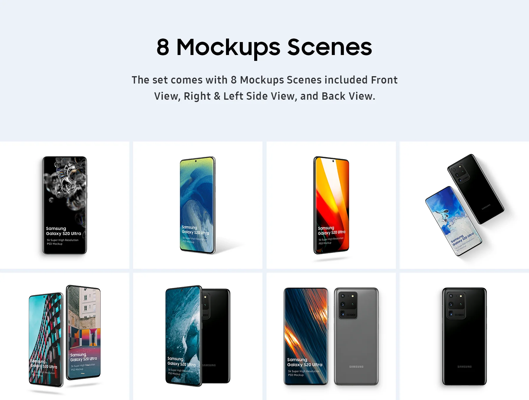 Samsung Galaxy S20 Ultra Mockup 2