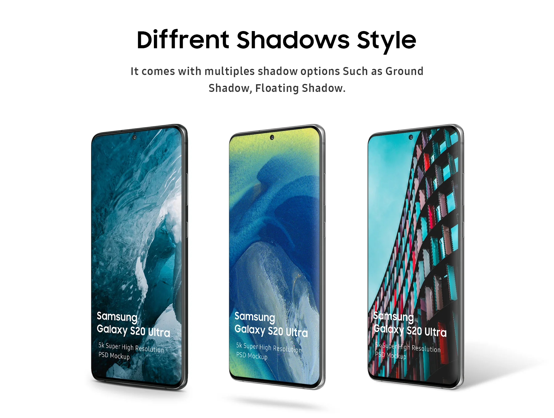 Samsung Galaxy S20 Ultra Mockup 3