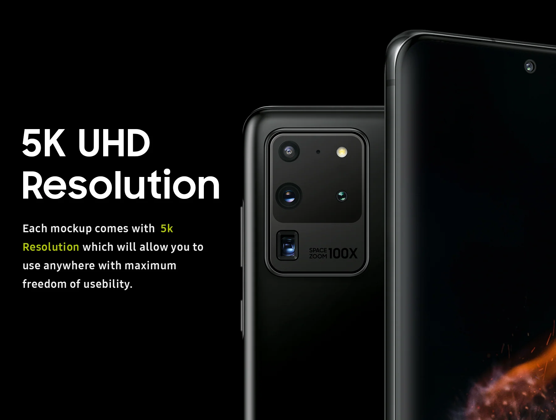 Samsung Galaxy S20 Ultra Mockup 4