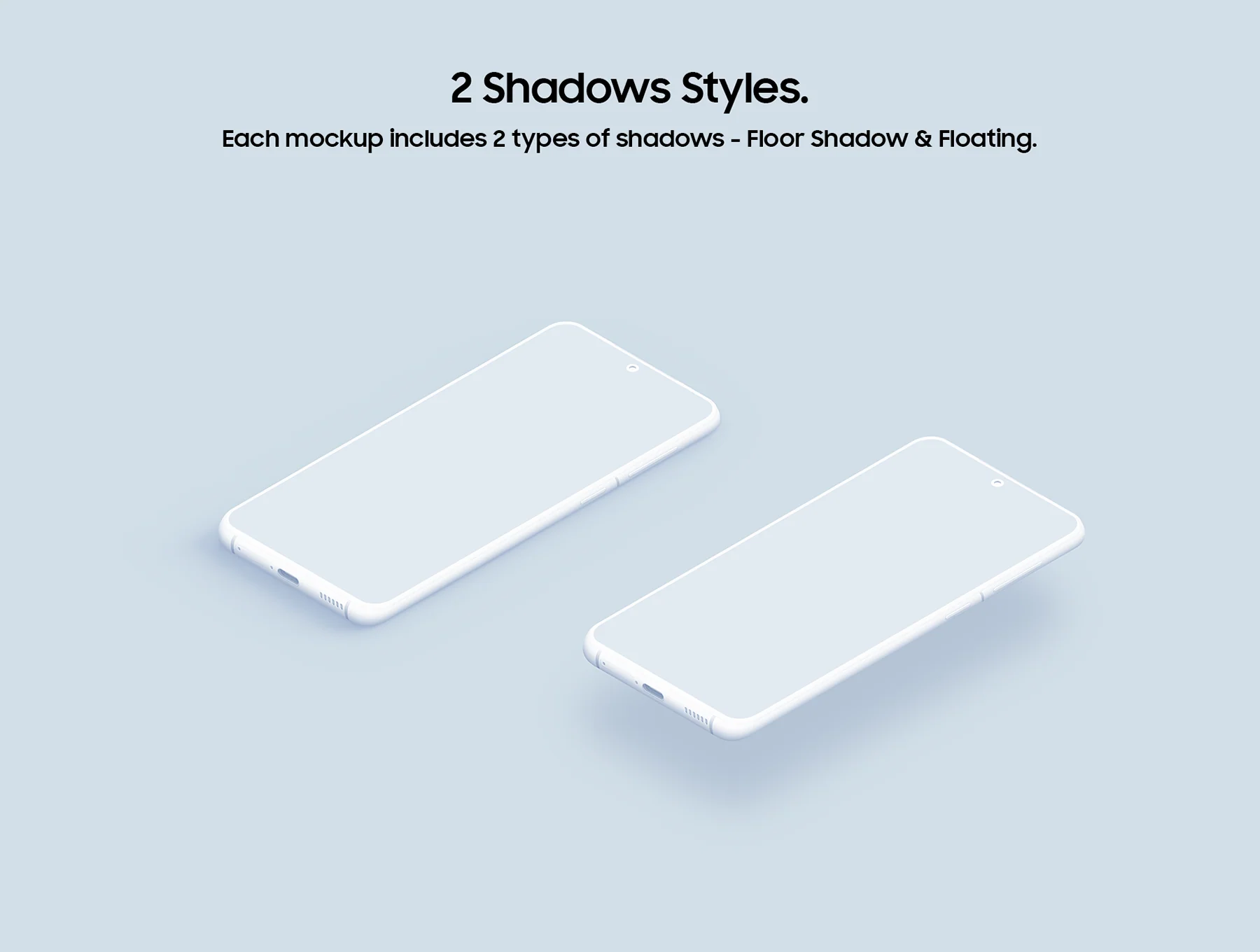 Samsung Galaxy S21 - 20 Clay Mockups 6