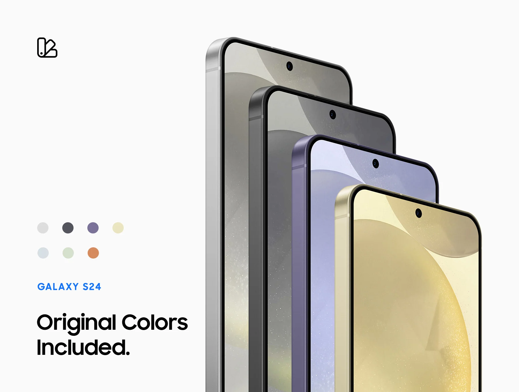 Samsung Galaxy S24 - 42 Mockups Scenes 3