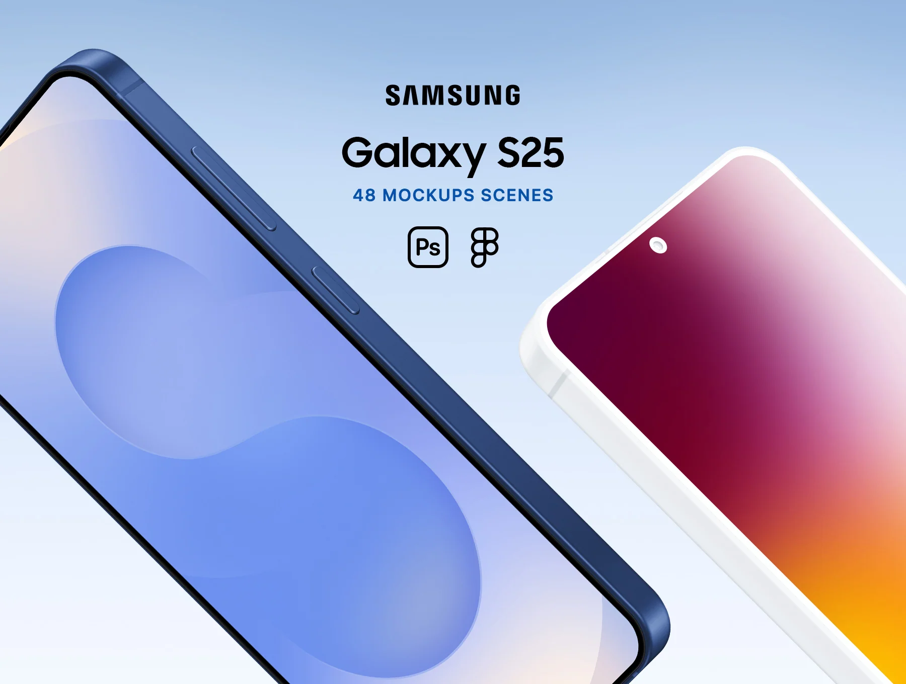 Samsung Galaxy S25 Mockups Scenes