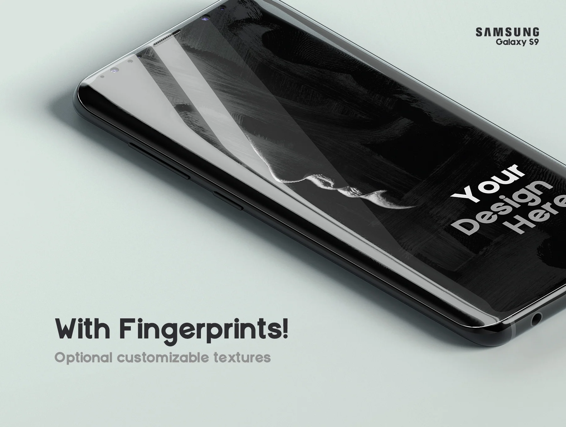 Samsung Galaxy S9 Presentation mockup Kit 2