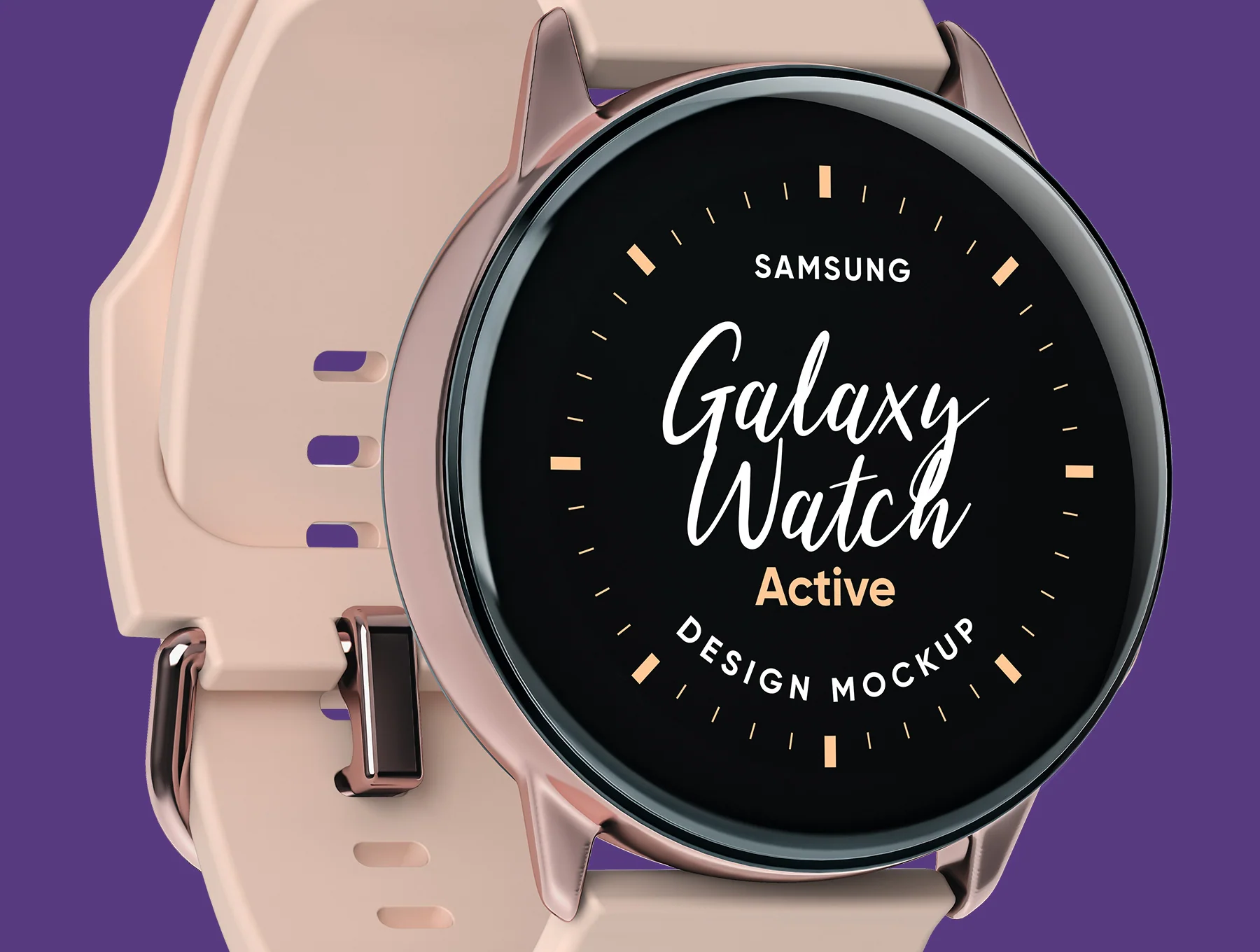 Samsung Galaxy Watch Design Mockup 2