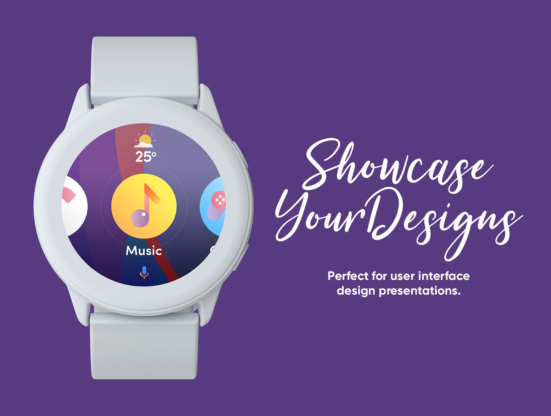 Samsung Galaxy Watch Design Mockup 3