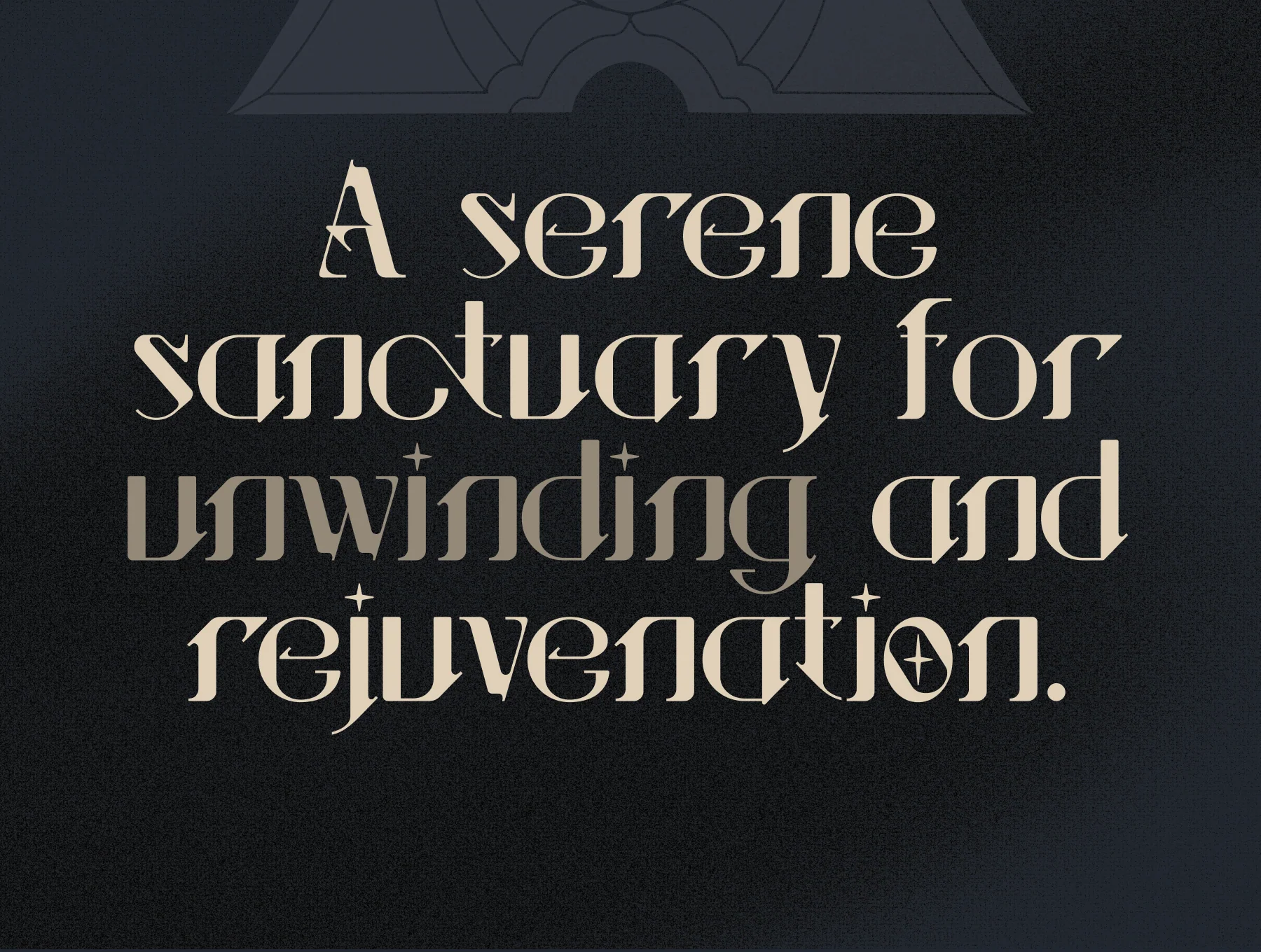 Sanctuary Ornate: The Pinnacle of Display Font 3