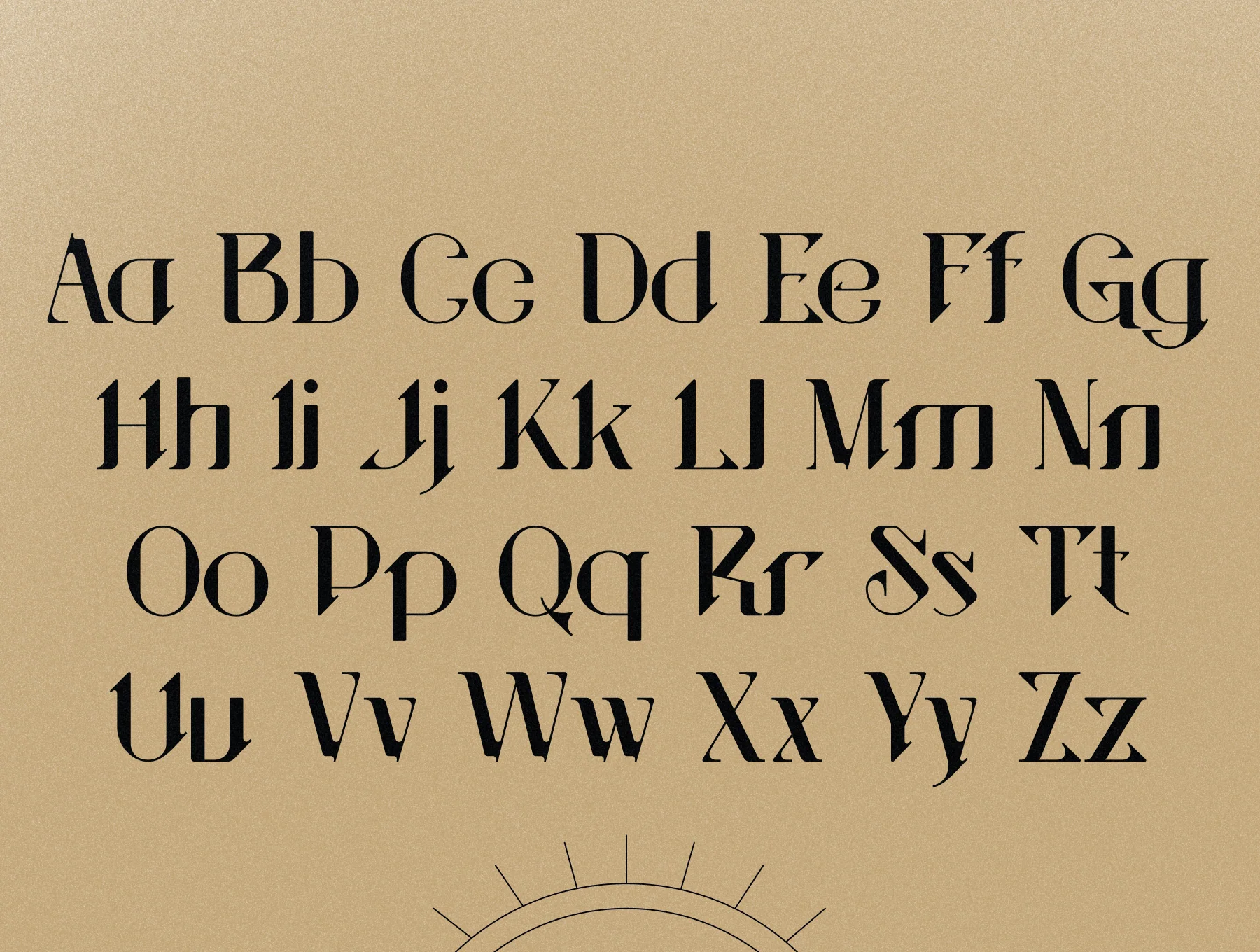 Sanctuary Ornate: The Pinnacle of Display Font 5