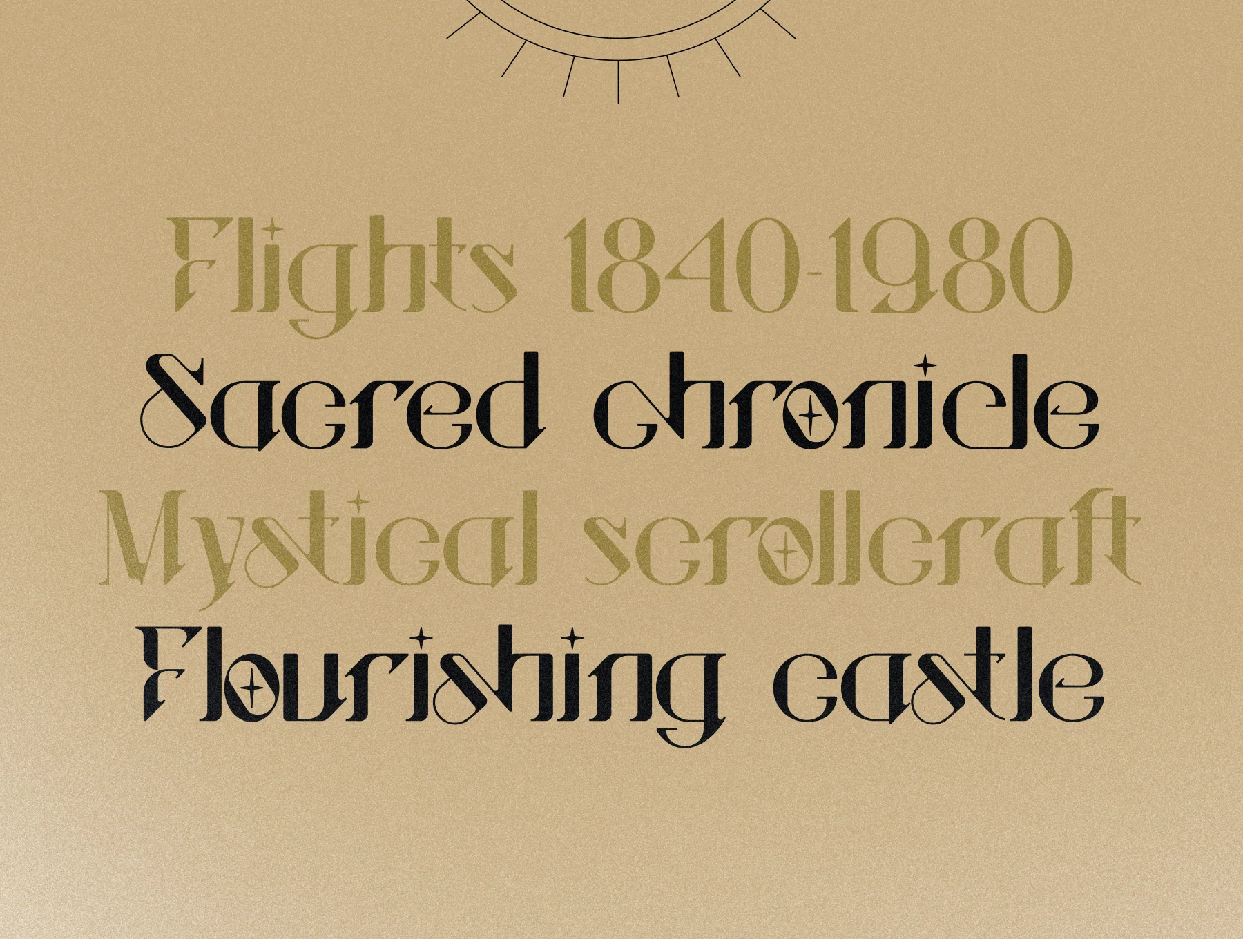 Sanctuary Ornate: The Pinnacle of Display Font 8