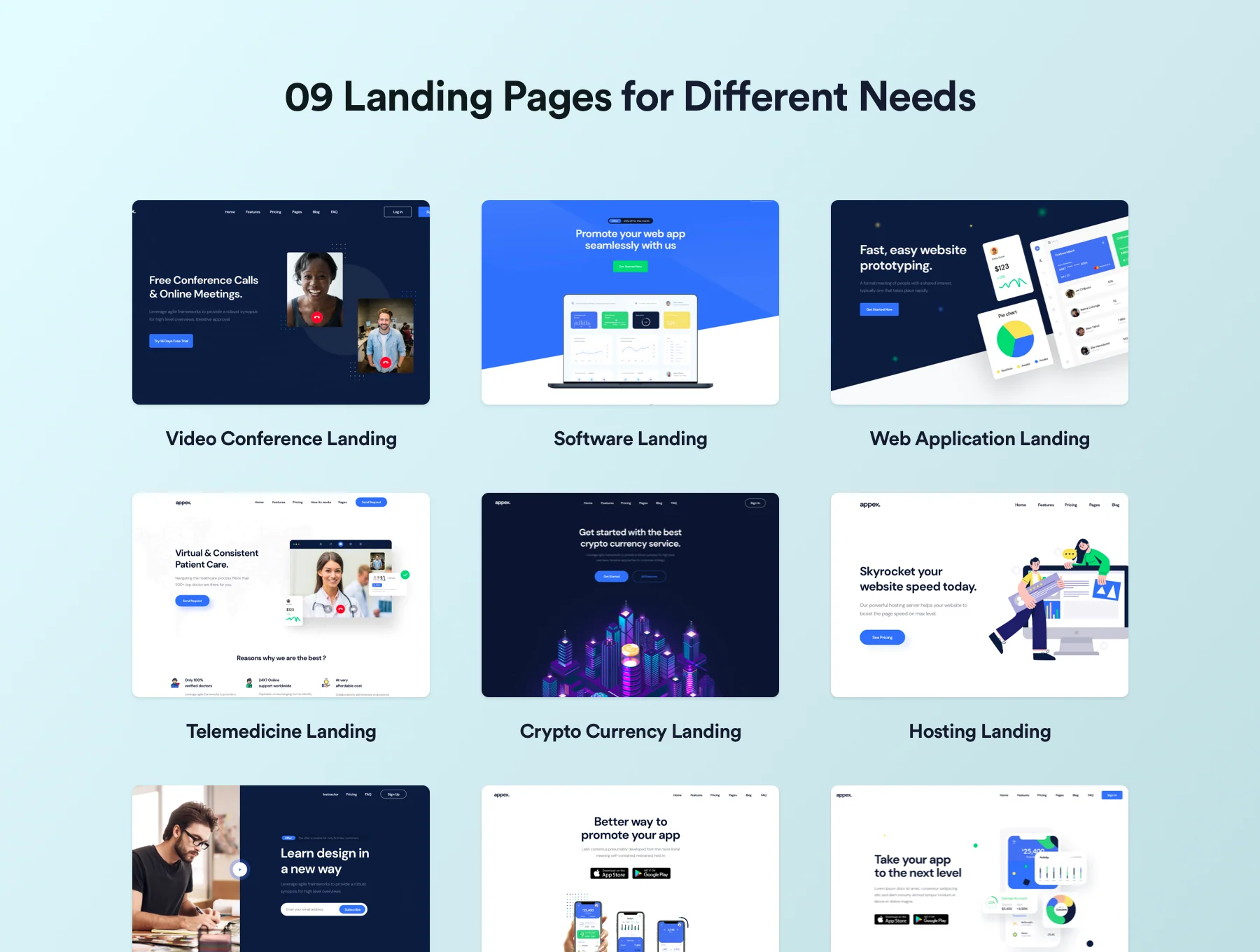 Sandar - React Landing Page Template 2