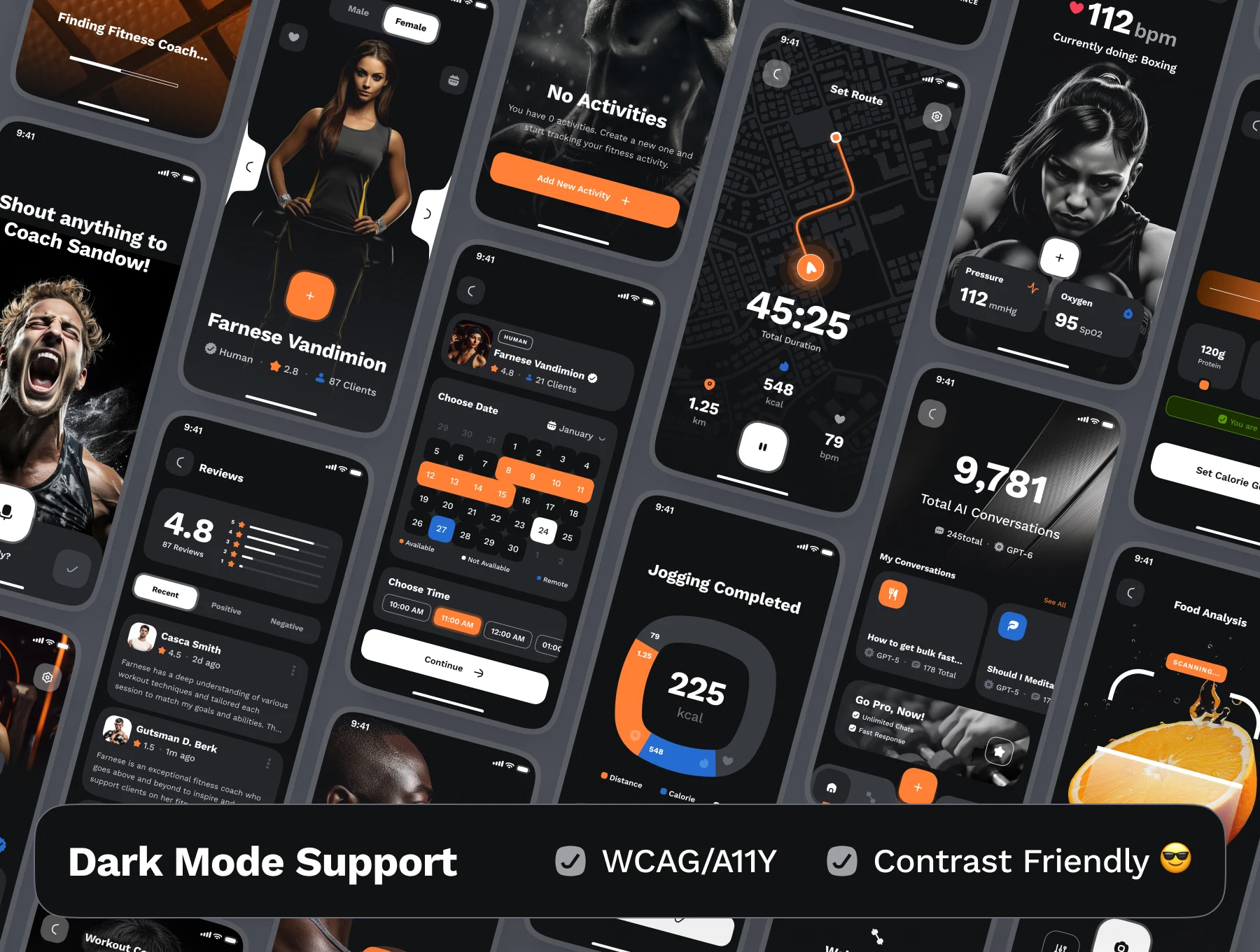 sandow UI Kit: AI Fitness & Nutrition App 2