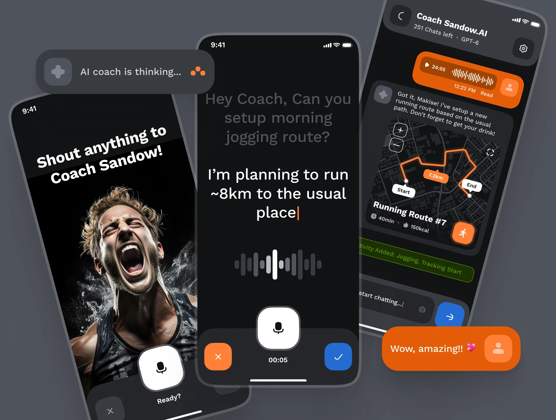 sandow UI Kit: AI Fitness & Nutrition App 3