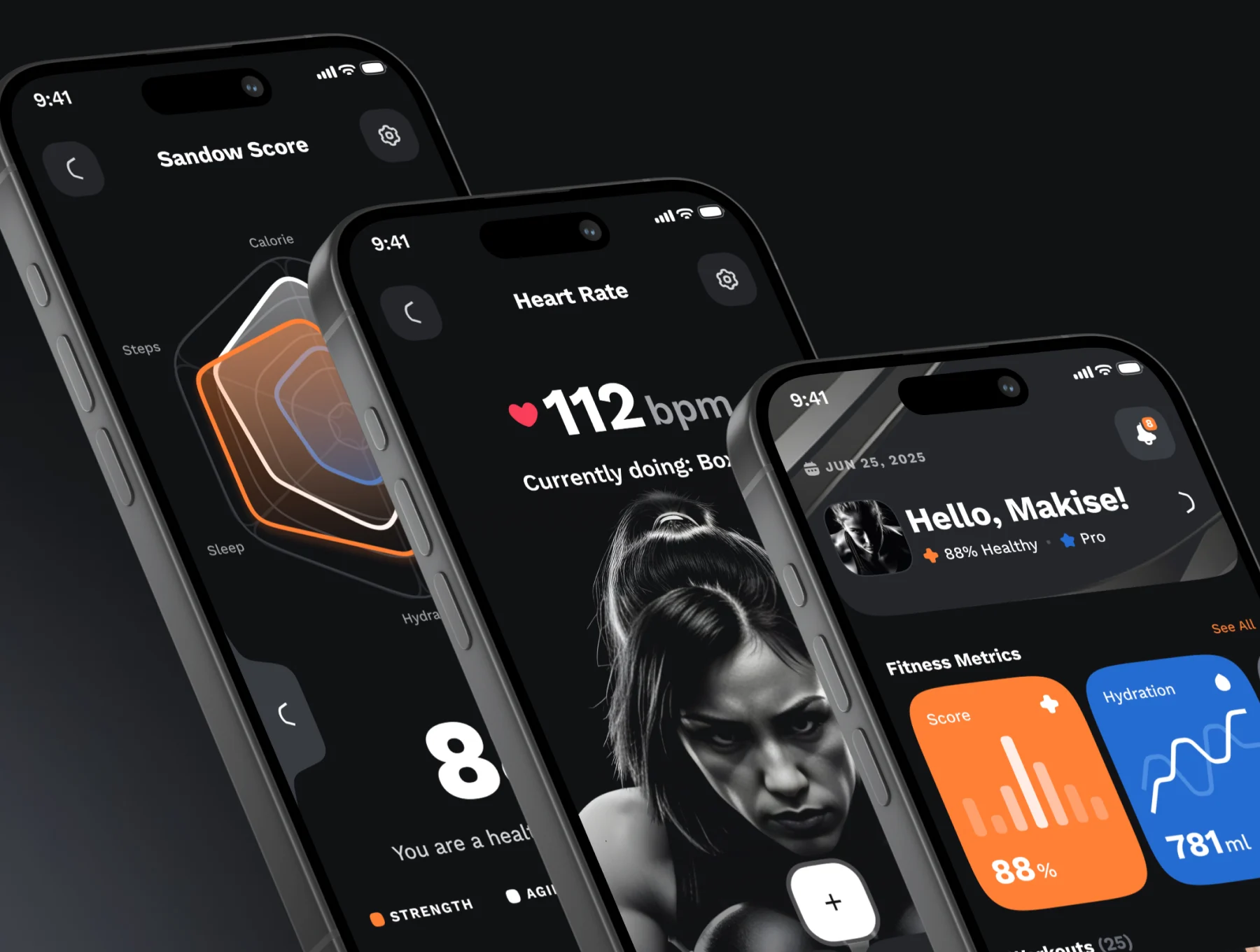 sandow UI Kit: AI Fitness & Nutrition App 4