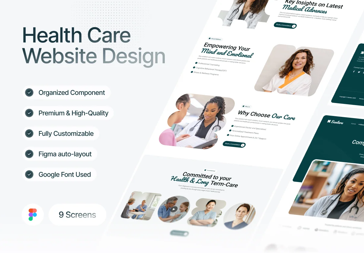 Santera - Medical & Health Care Website Design