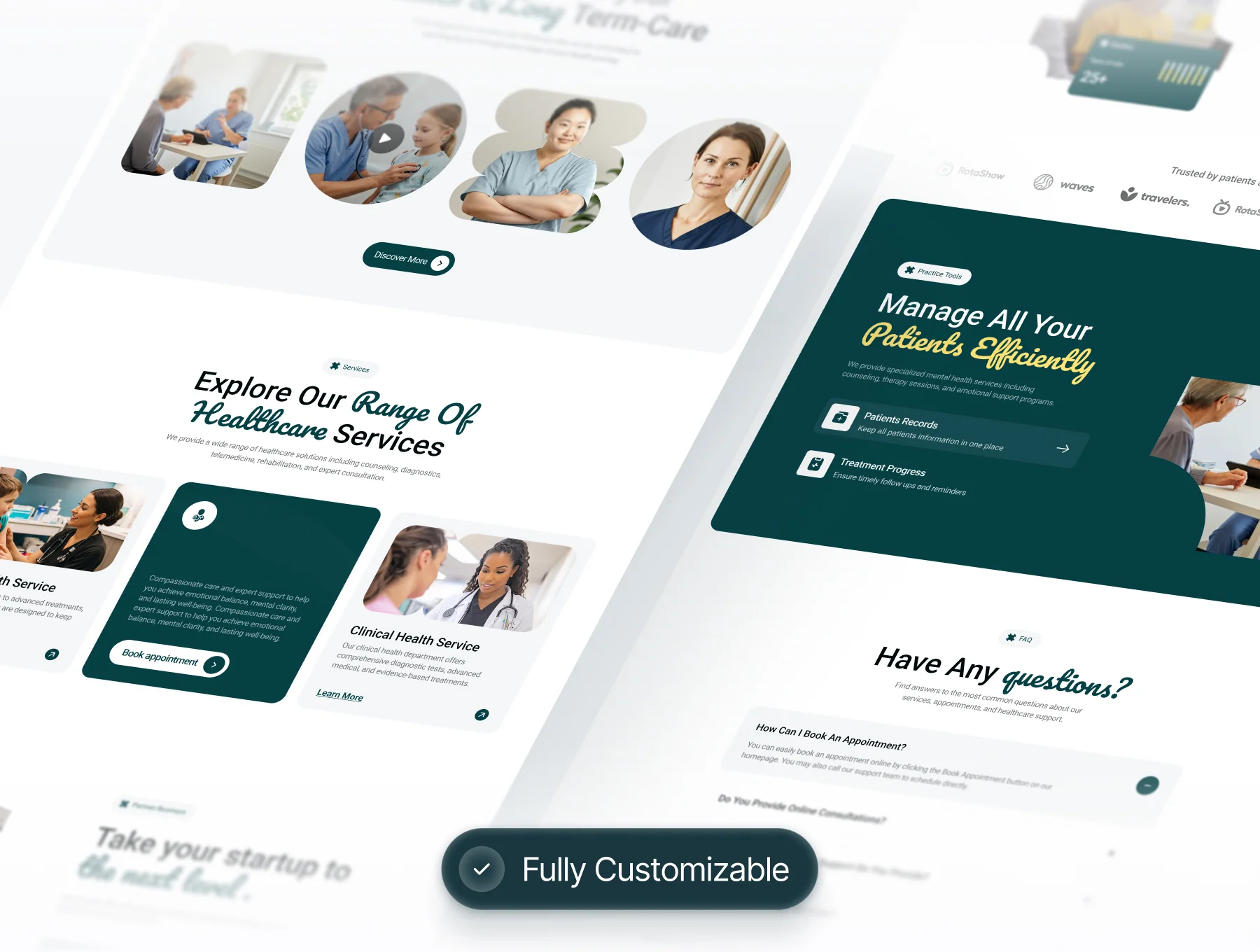 Santera - Medical & Health Care Website Design 3