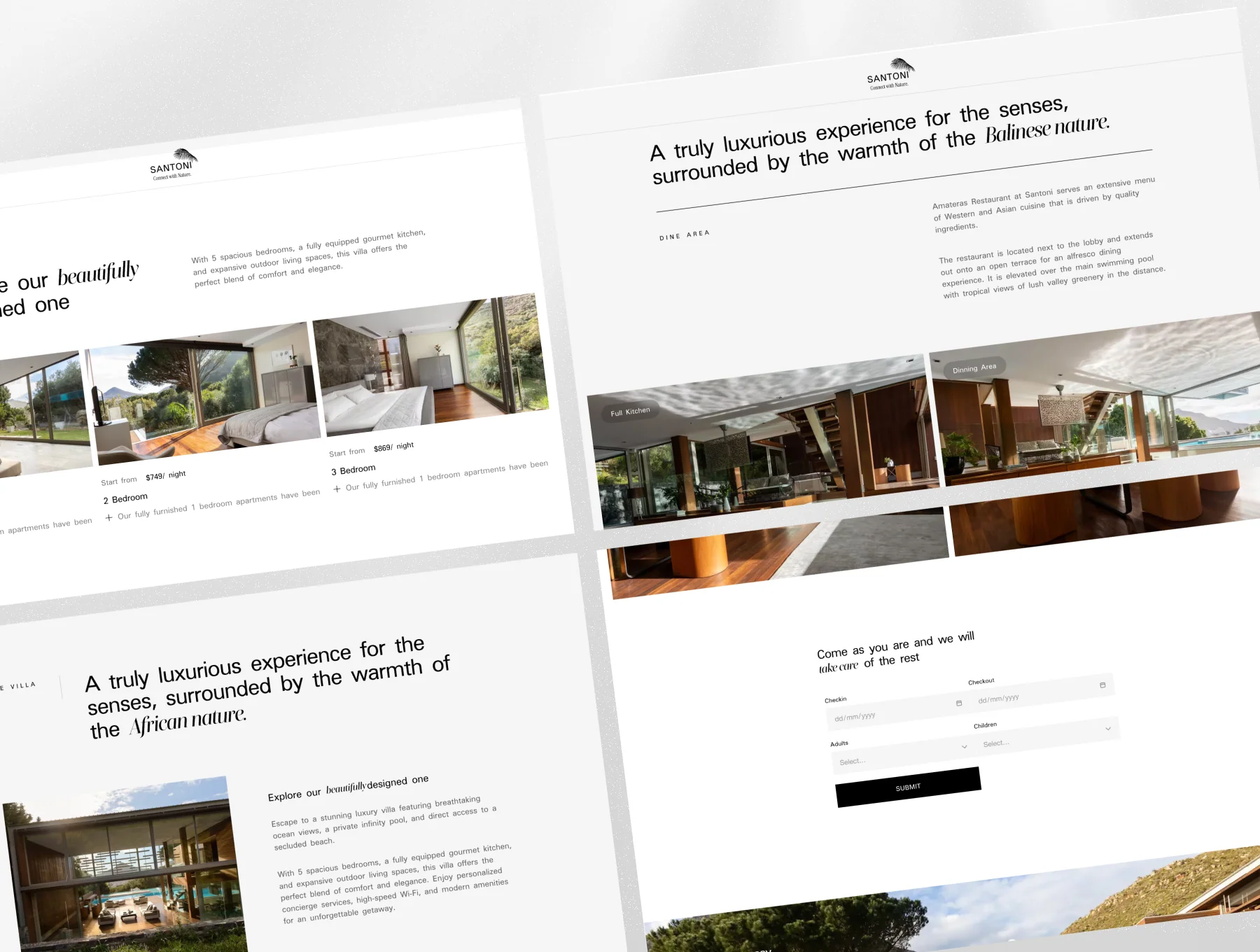 Santoni | Luxury real estate Framer template 2