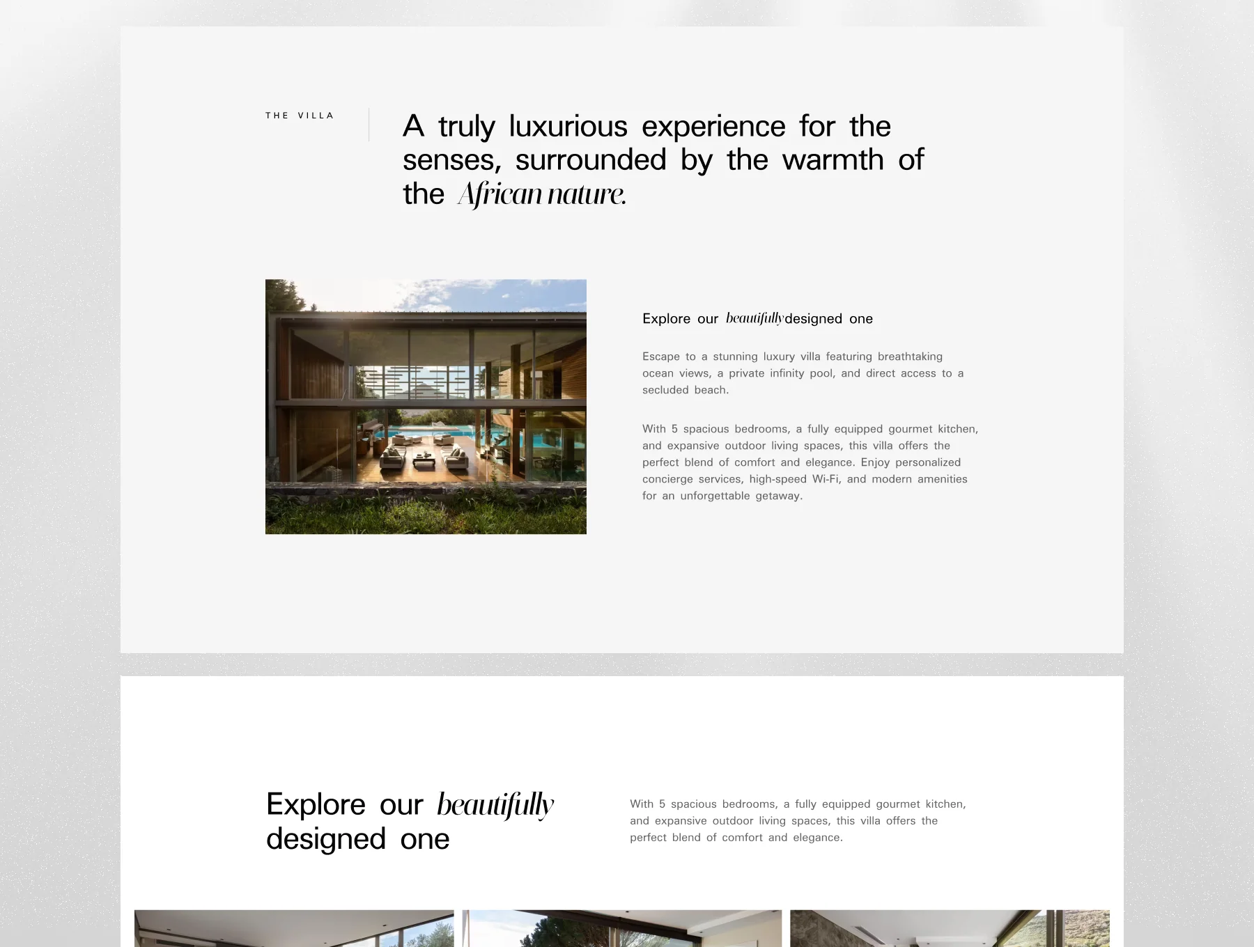 Santoni | Luxury real estate Framer template 3