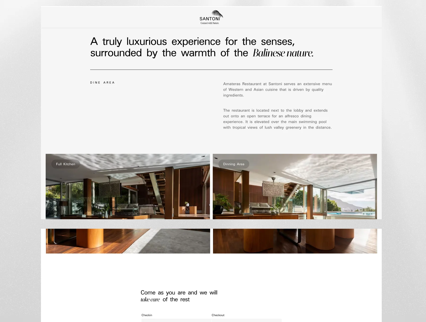 Santoni | Luxury real estate Framer template 4