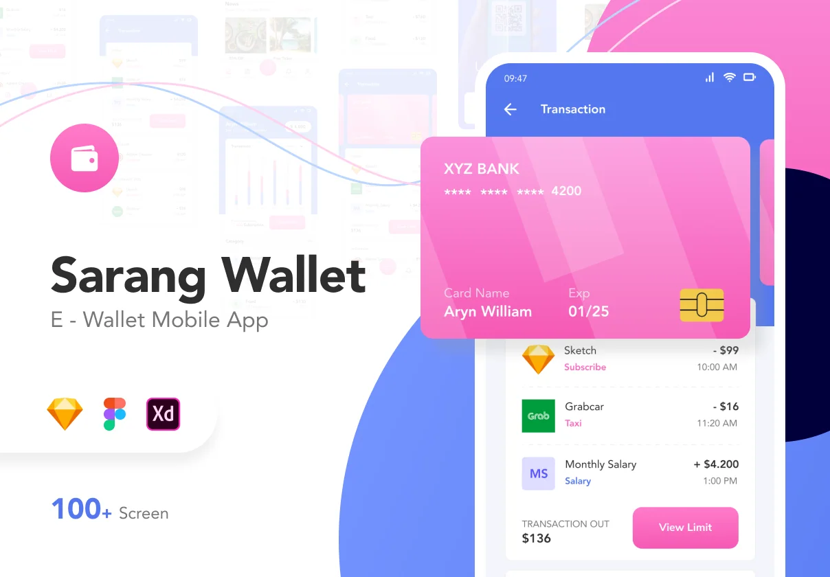 Bank Wallet - E wallet Mobile App