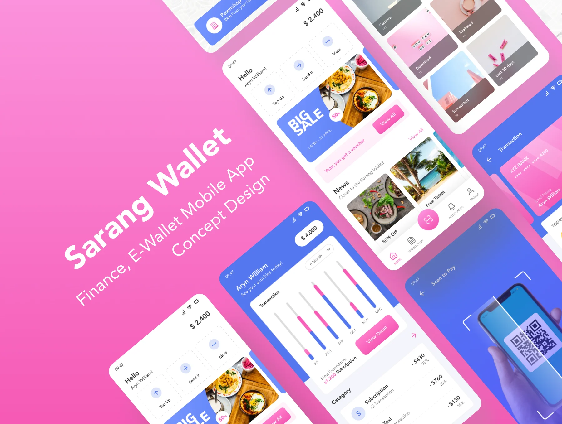 Bank Wallet - E wallet Mobile App