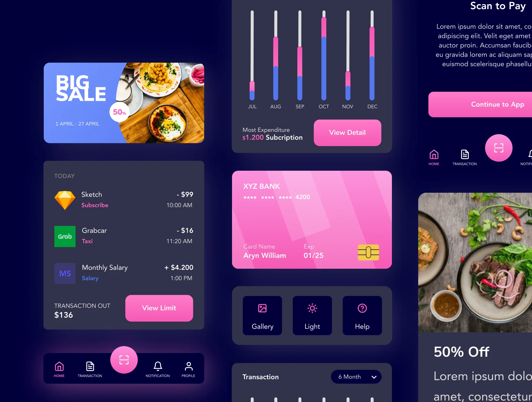 Bank Wallet - E wallet Mobile App 5