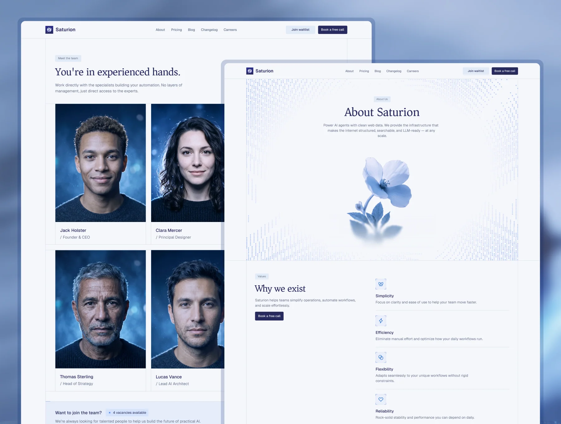Saturion — AI Automation Agency Website 2